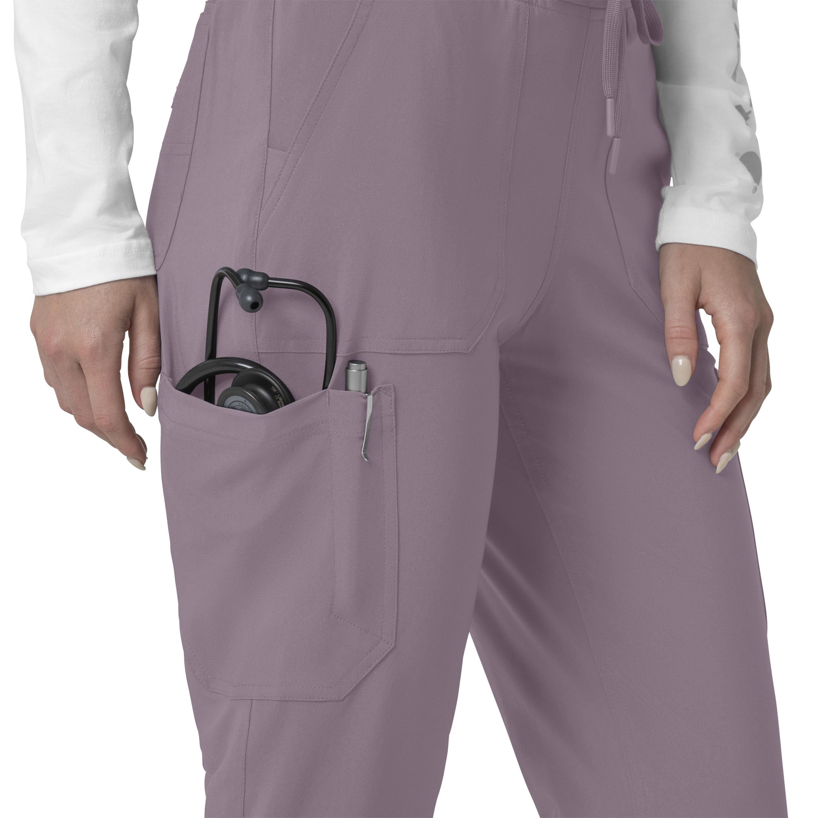 Force Cross-Flex C53110 Cargo Jogger Scrub Pants Lavender Mist