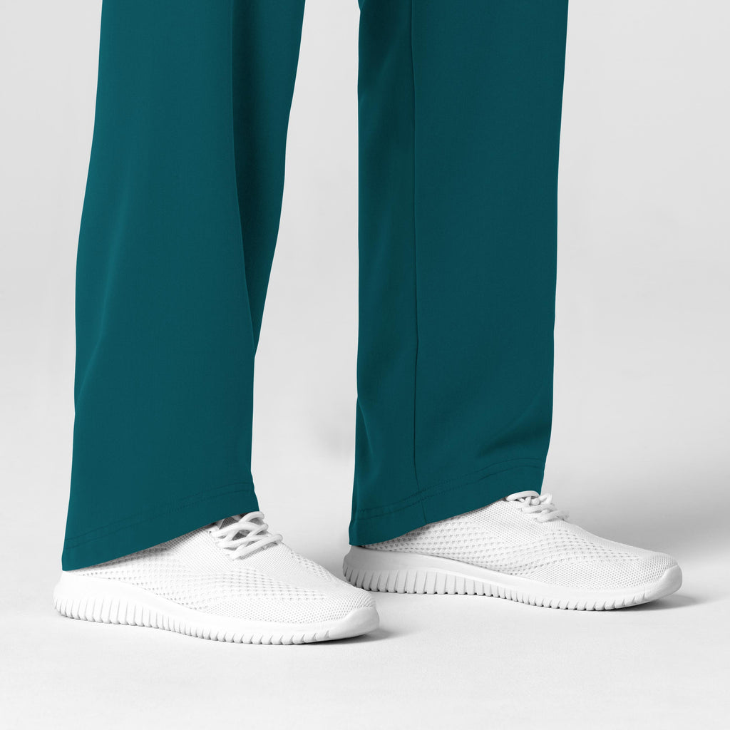 Nova 5232 Stovepipe High-Low Hem Scrub Pants Caribbean