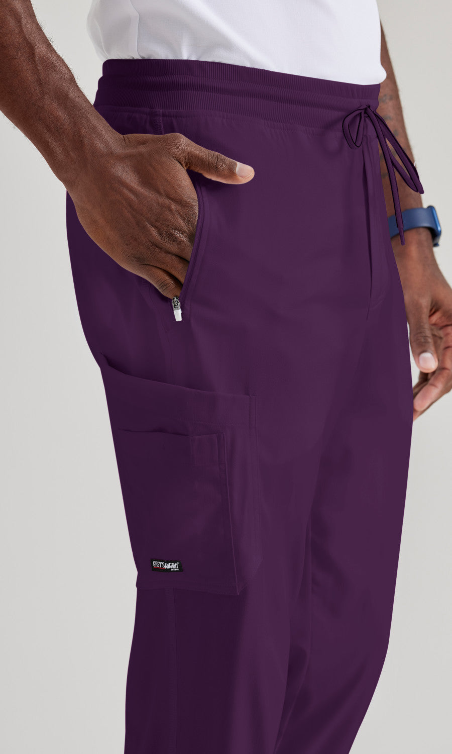 Grey's Anatomy Stretch GRSP550 Murphy Jogger Eggplant