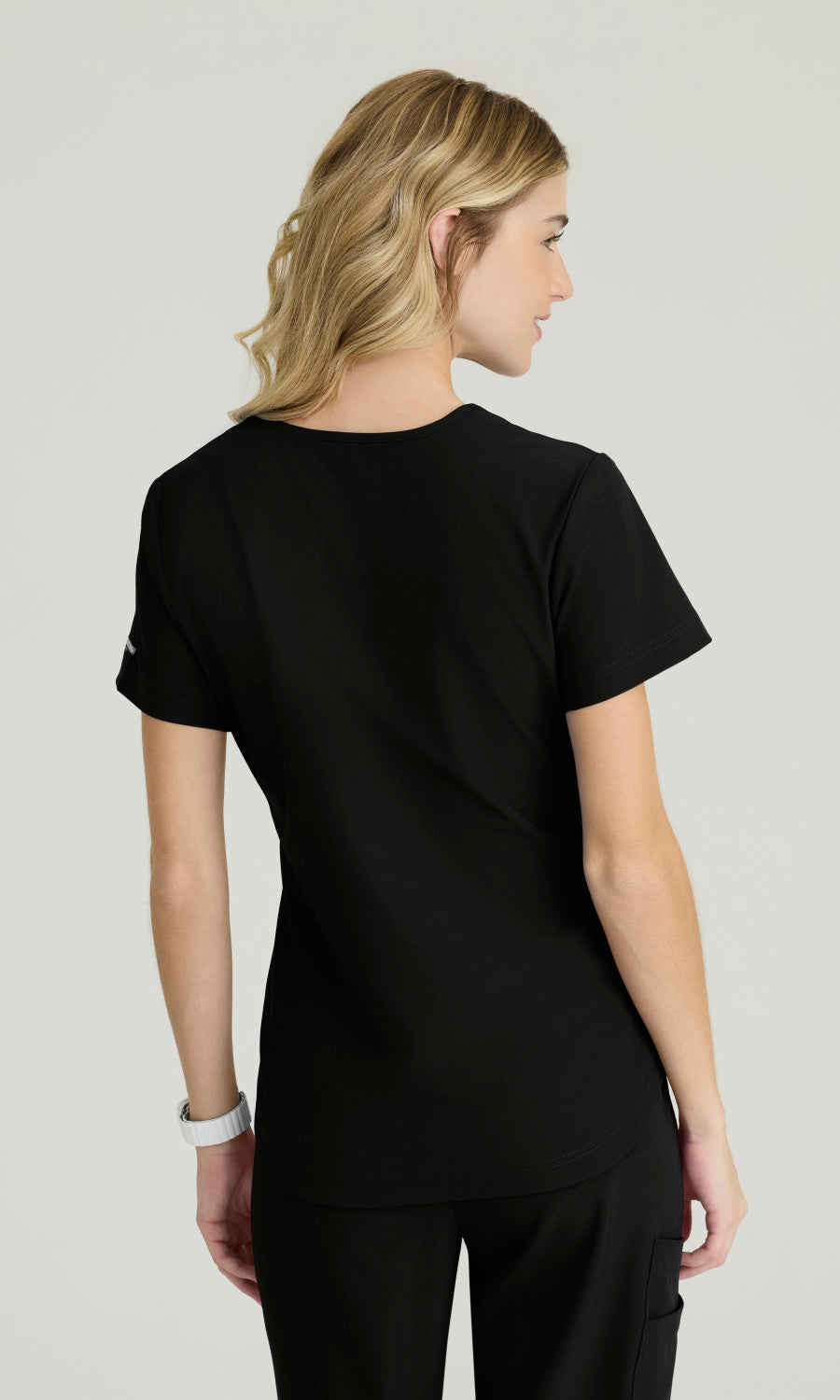 Skechers Vitality SKT092 Electra Scrub Top Black