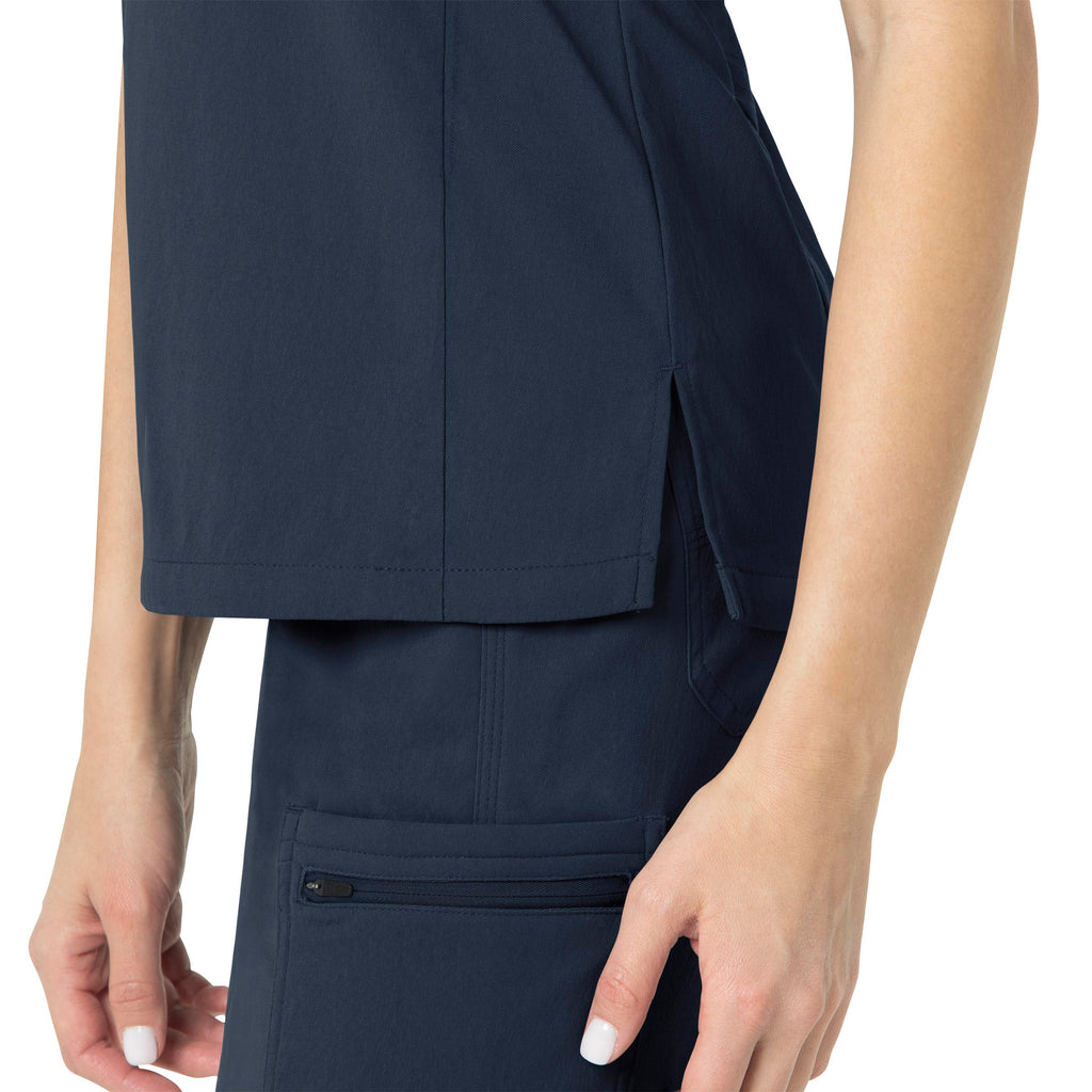 Rugged Flex Peak C12137 Tuck-In Scrub Top Navy