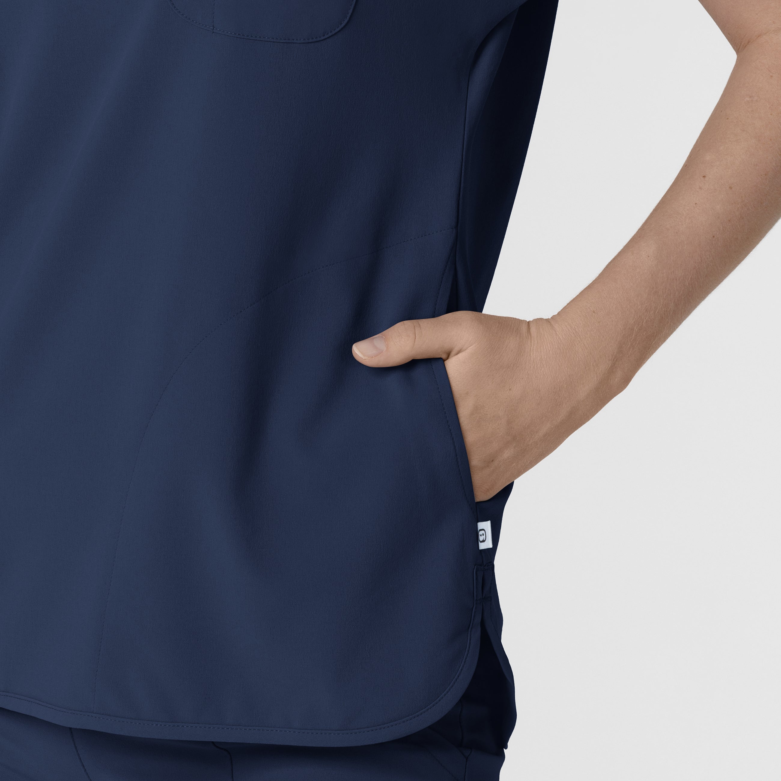 RENEW 6634 Dolman Scrub Top Navy