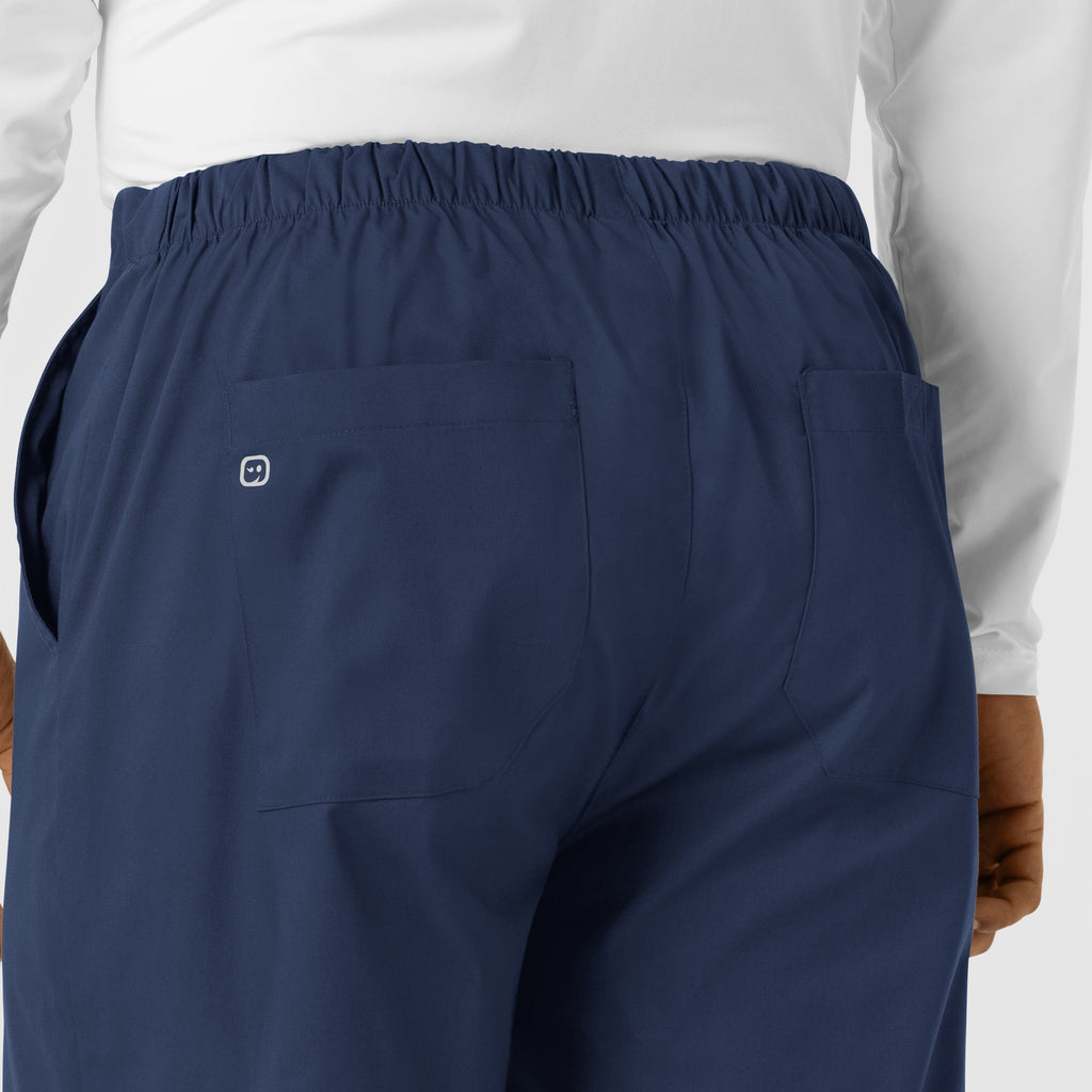 WonderWORK 507 Men's Cargo Jogger Scrub Pants Navy