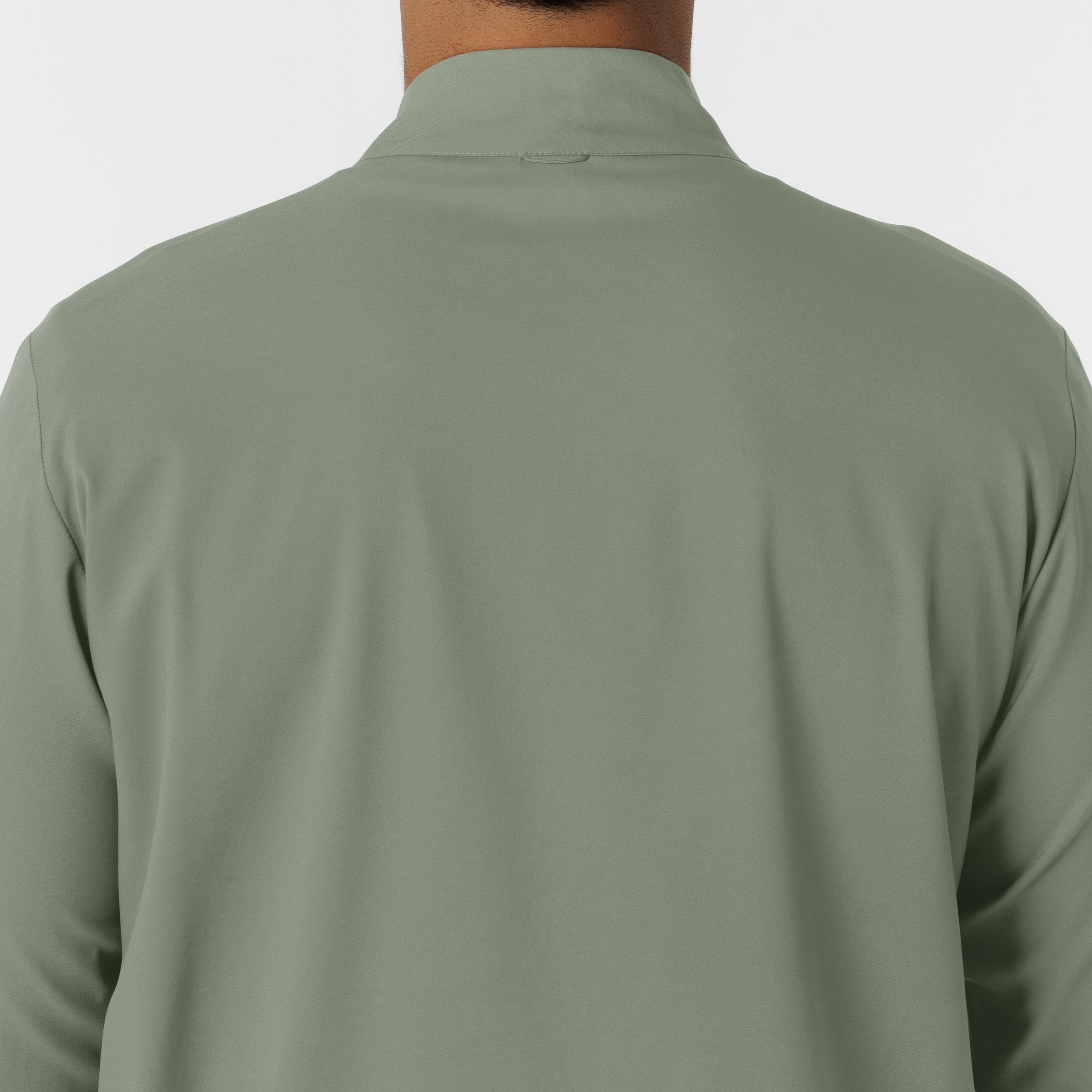 Boundless 8351 Men's Warm Up Scrub Jacket Sage