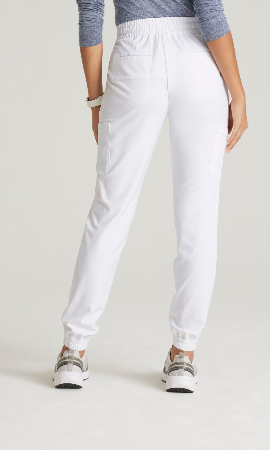 Grey's Anatomy Evolve GSSP625 Terra Scrub Joggers White