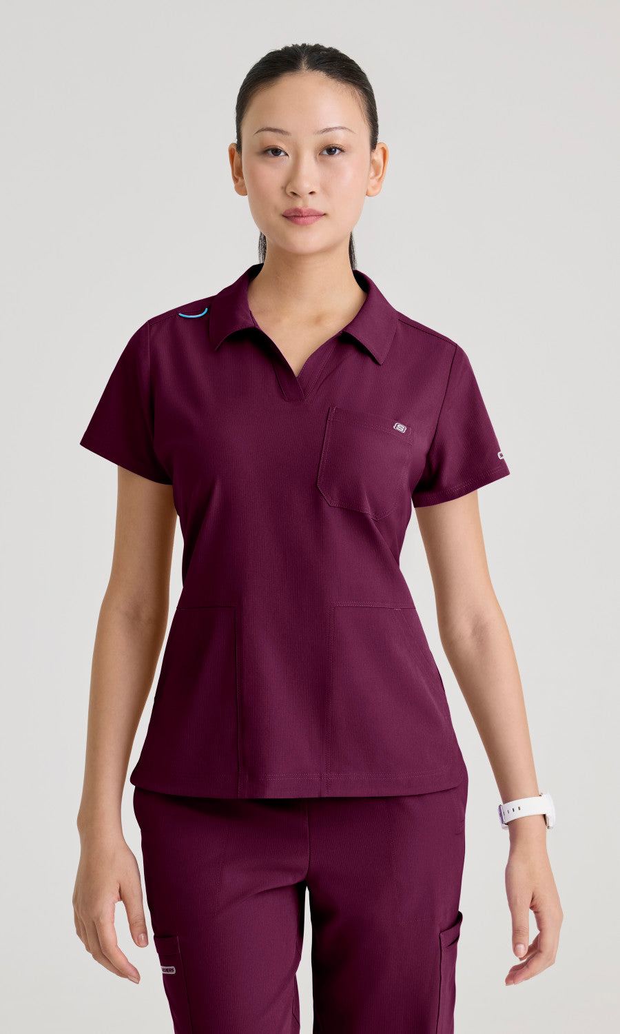 Skechers SKT302 Women's Honor Top in Wine by Barco