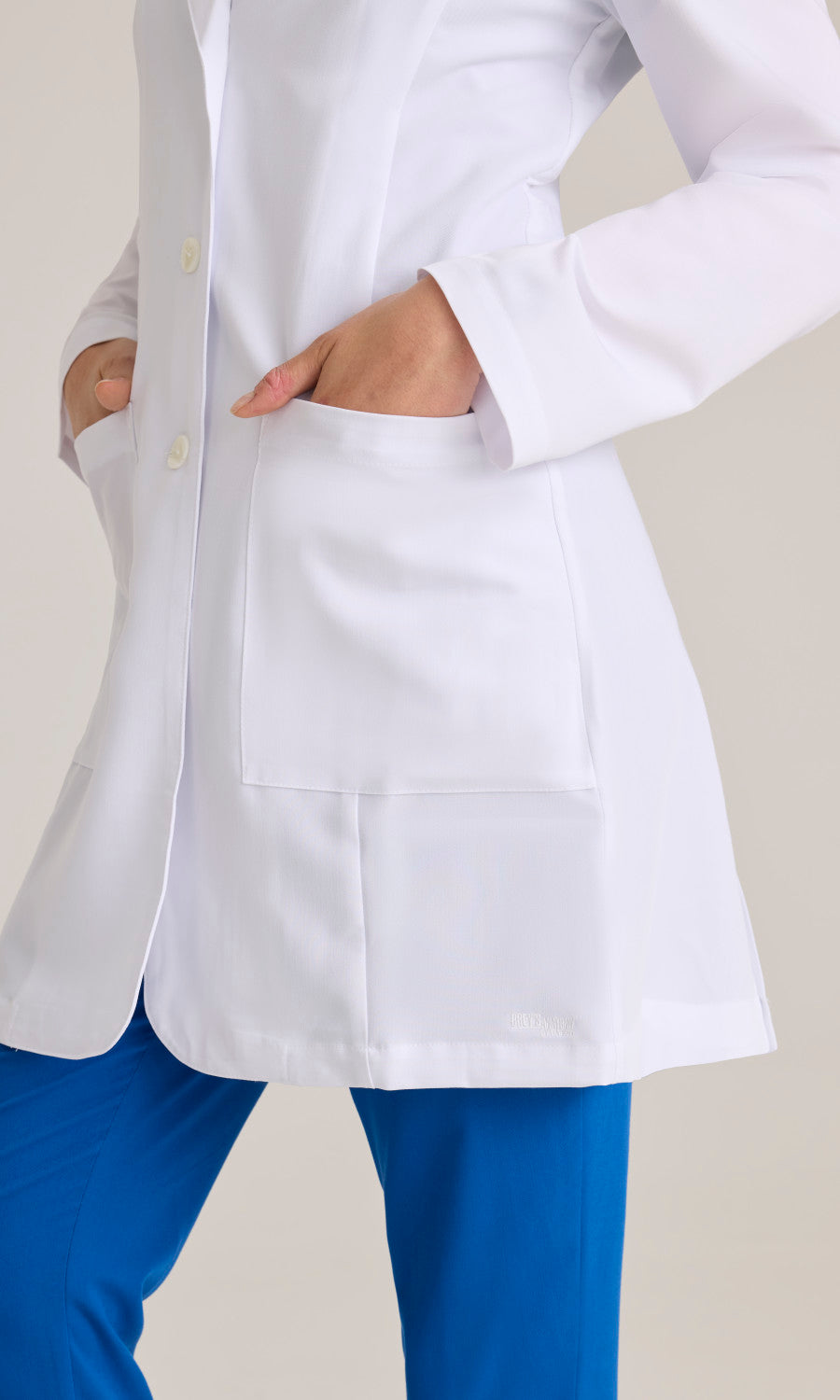 Grey's Anatomy Signature 2402 Morgan Lab Coat White