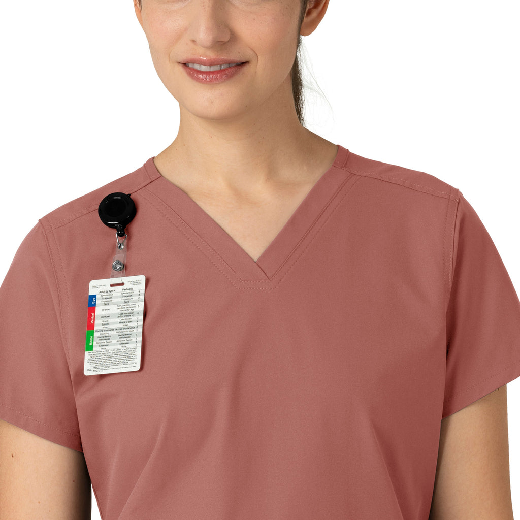 Force Essentials C12113 V-Neck Scrub Top Wildrose