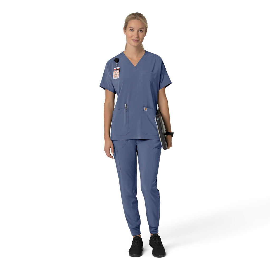 Force Cross-Flex C13110 Oversized V-Neck Scrub Top Riverside