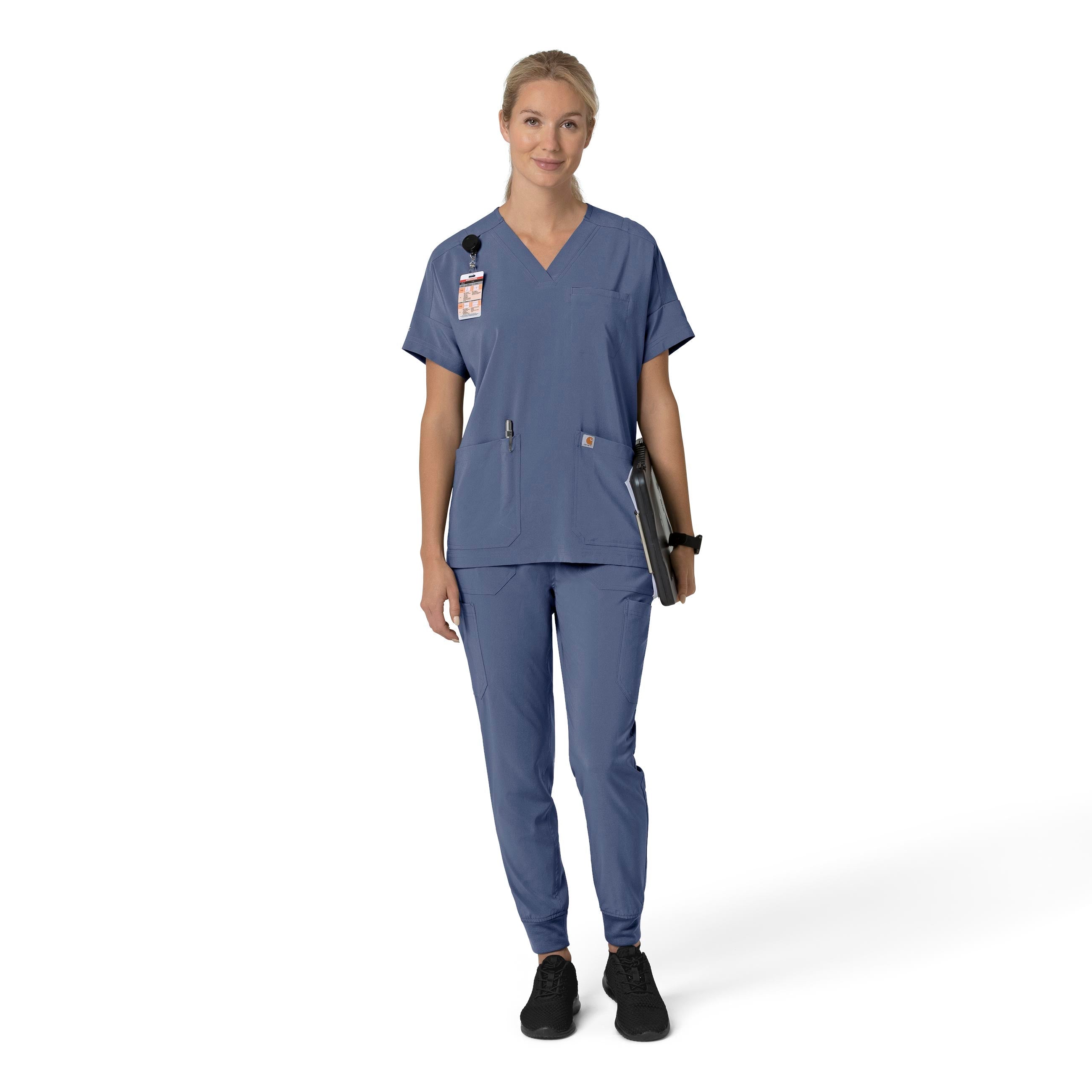 Force Cross-Flex C13110 Oversized V-Neck Scrub Top Riverside