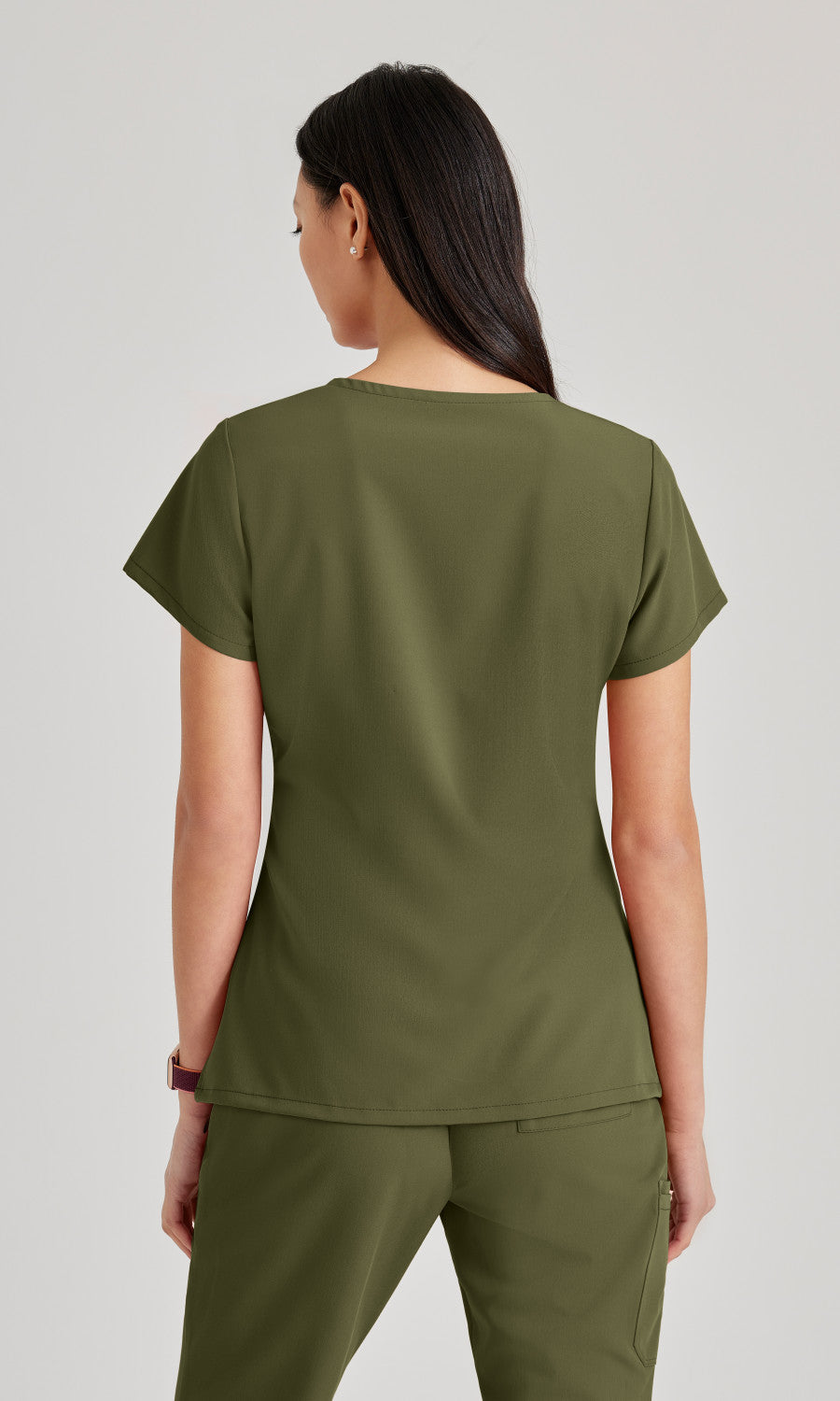 Barco Unify BUT167 Purpose Scrub Top Olive