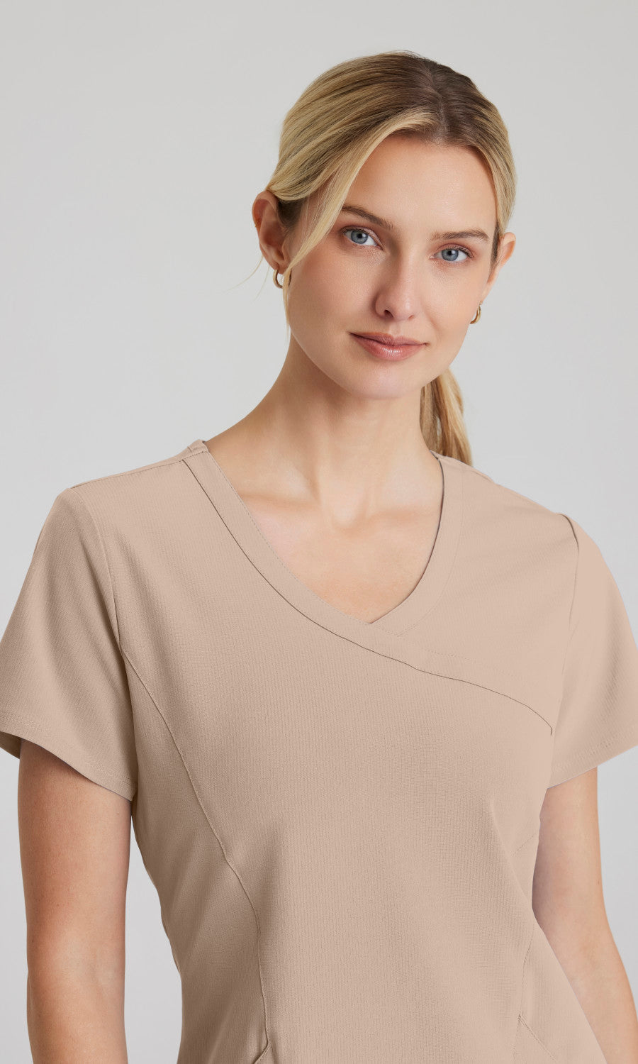 Skechers SK102 Reliance Scrub Top New Khaki