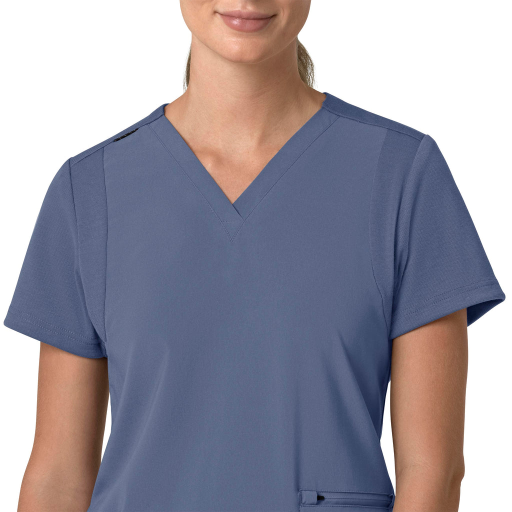 Force Cross-Flex C13210 Flex Panel V-Neck Scrub Top Riverside