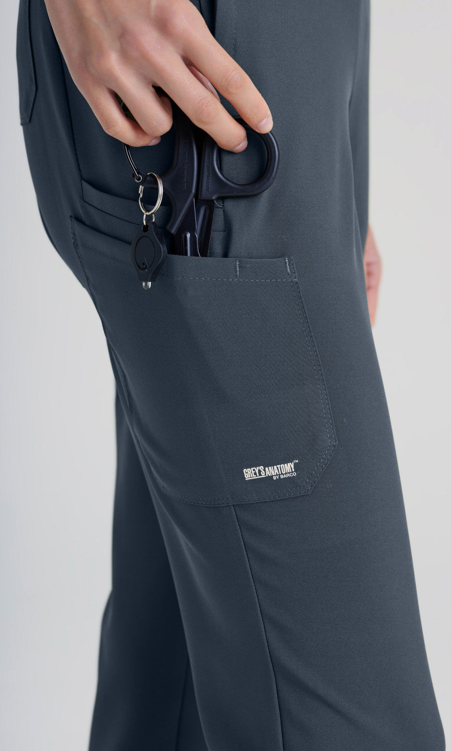 Grey's Anatomy Evolve GSSP627 Cosmo Scrub Pants Steel