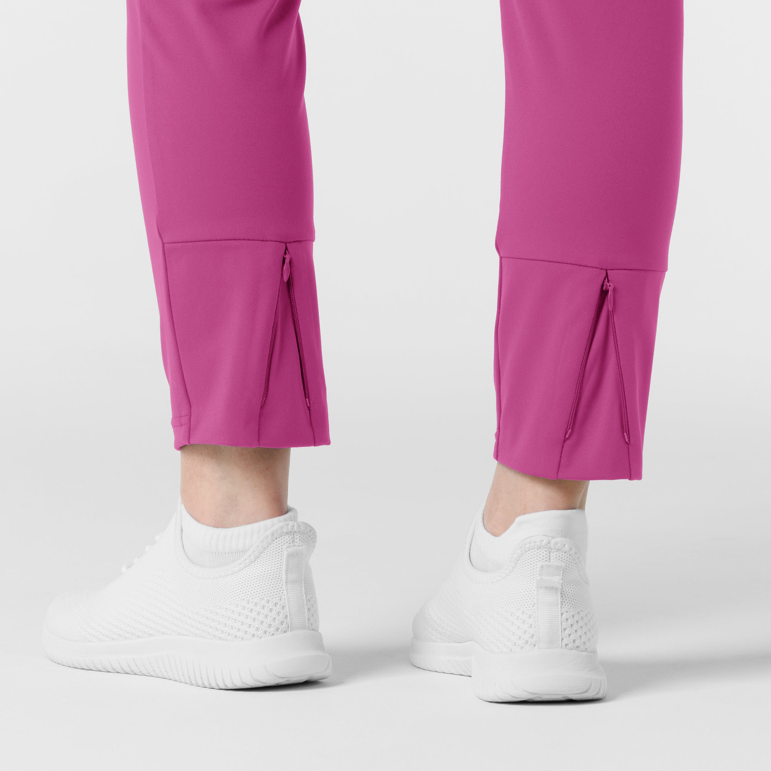RENEW 5259 Knit Track Scrub Pants Raspberry