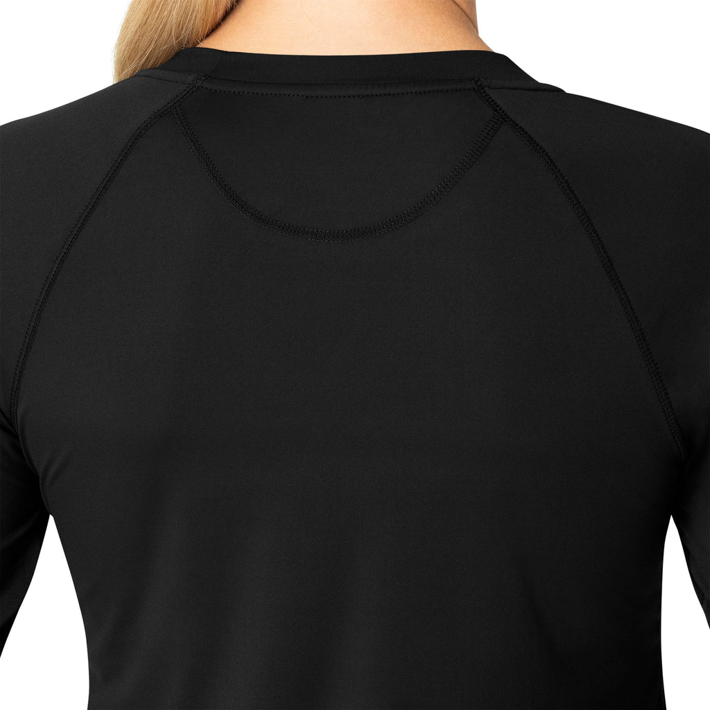 Force Sub-Scrubs C31002 Performance Long Sleeve Tee Black
