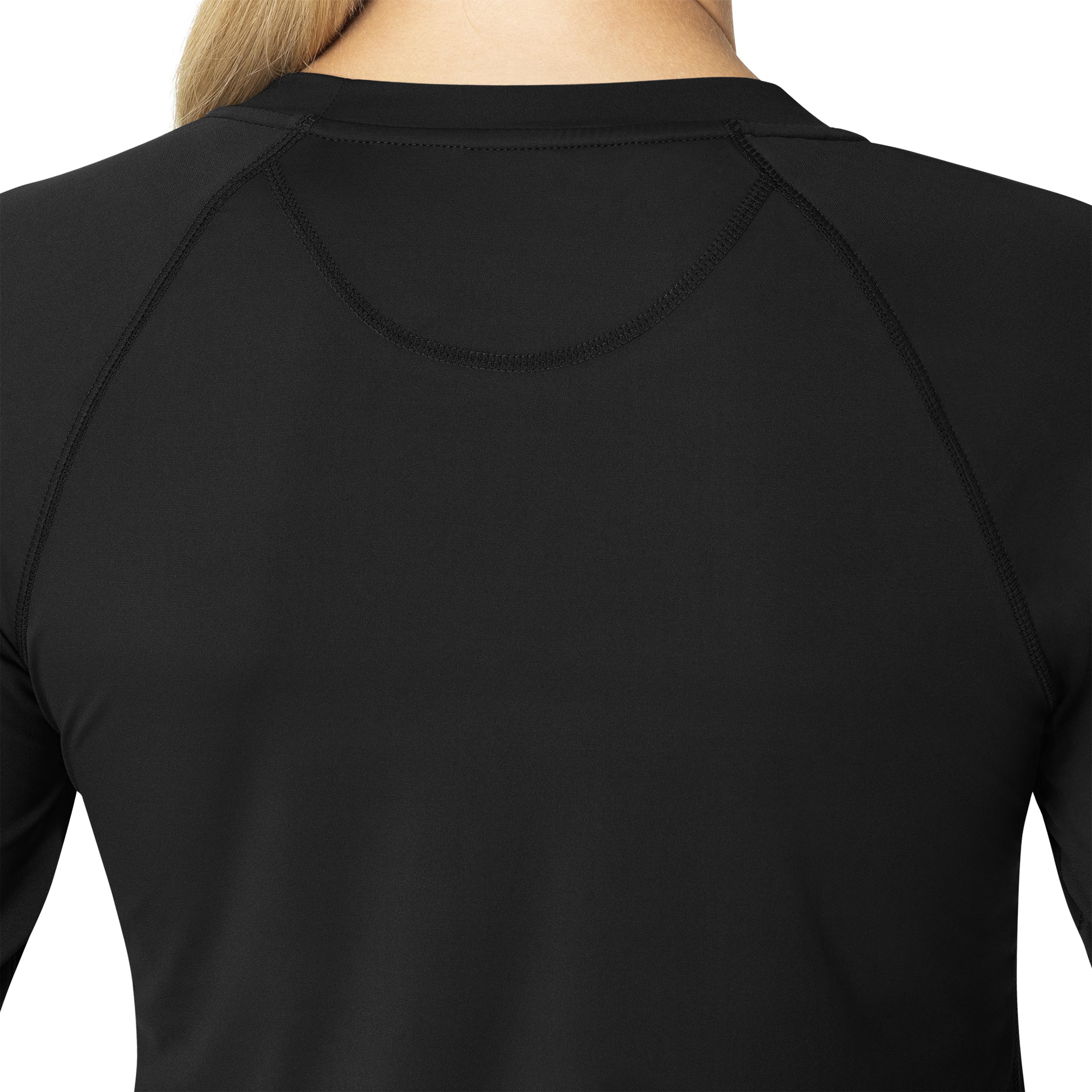 Force Sub-Scrubs C31002 Performance Long Sleeve Tee Black