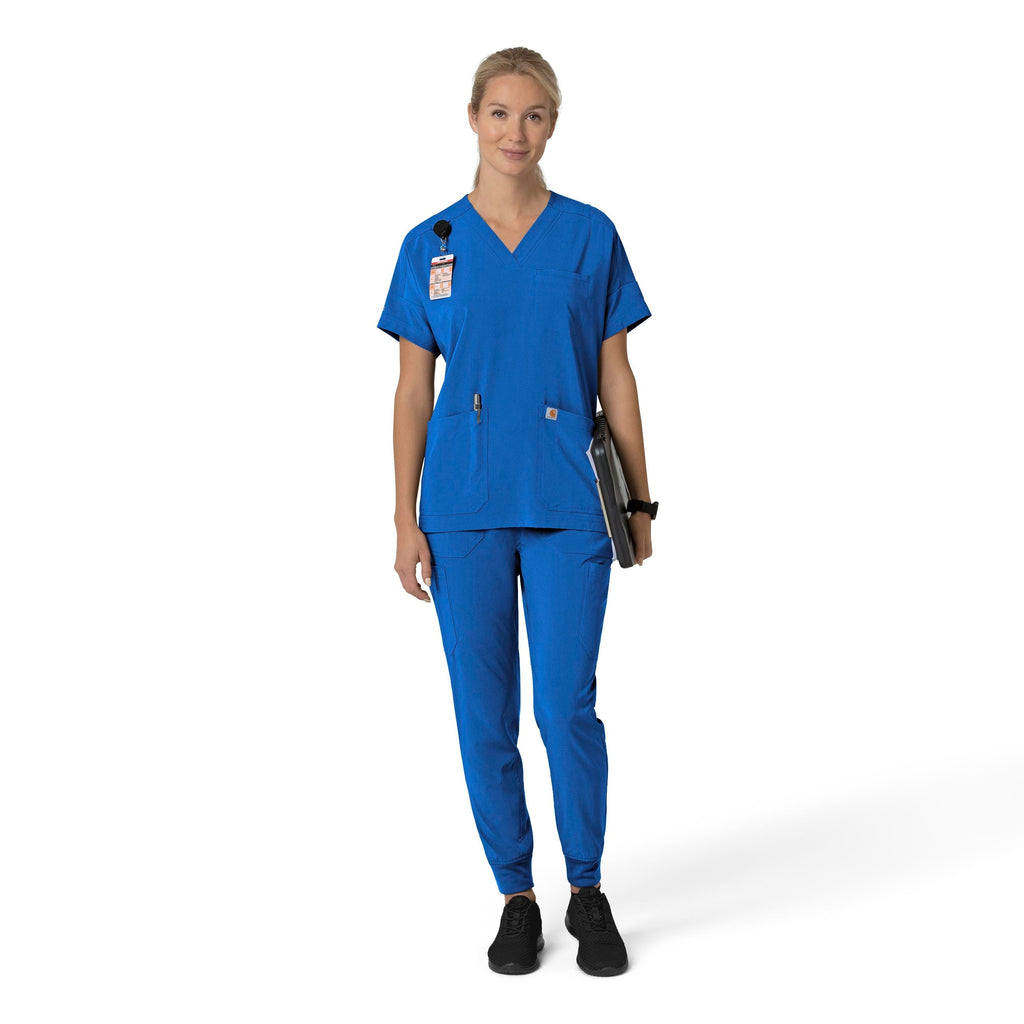 Force Cross-Flex C53110 Cargo Jogger Scrub Pants Royal
