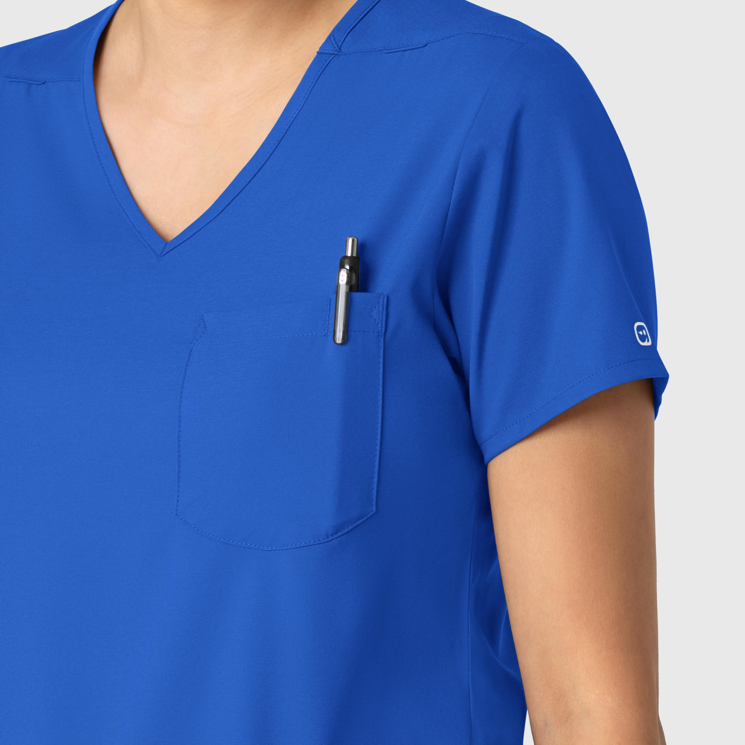 Boundless 6151 Tuck-In Scrub Top Royal