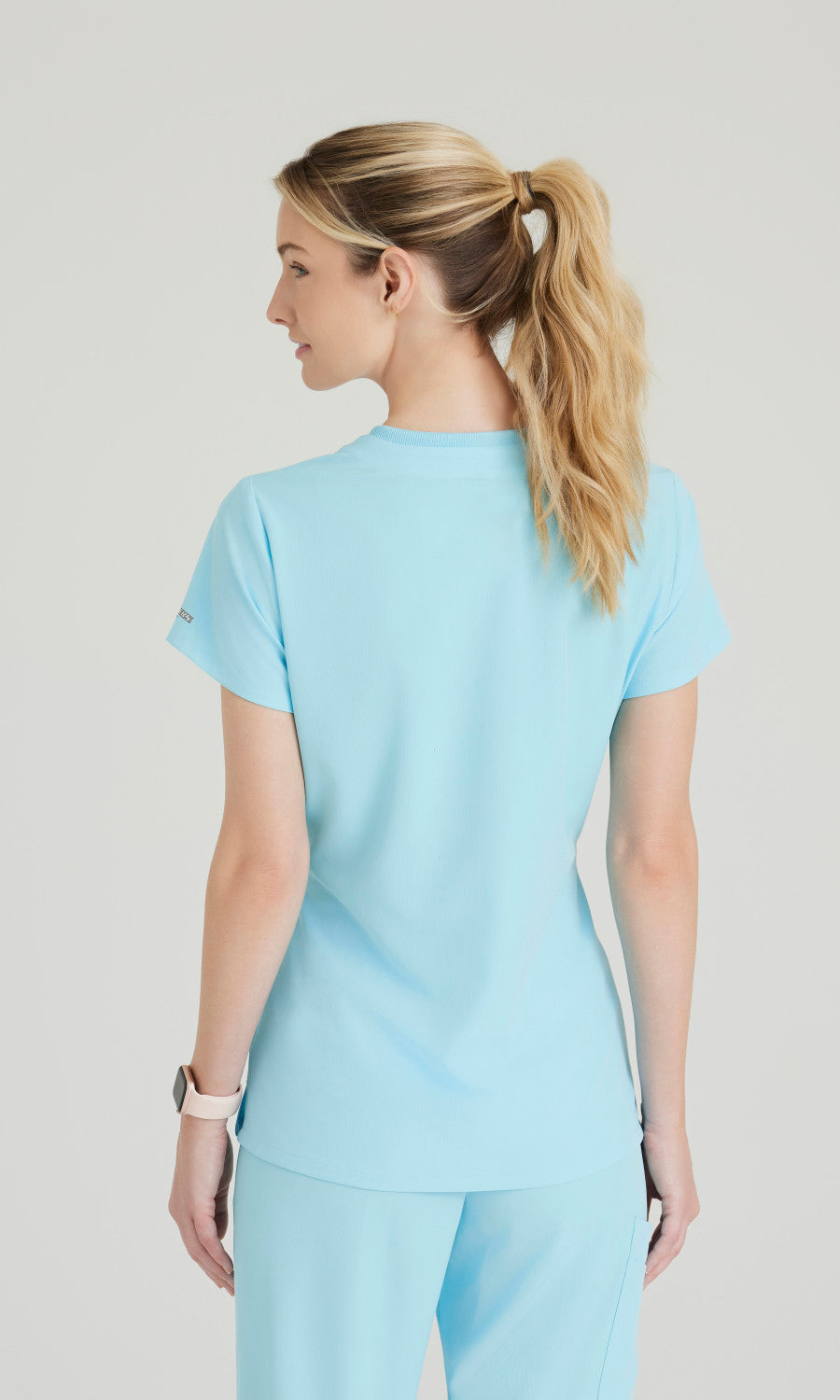 Skechers SKT147 Dignity Scrub Top Poolside Blue