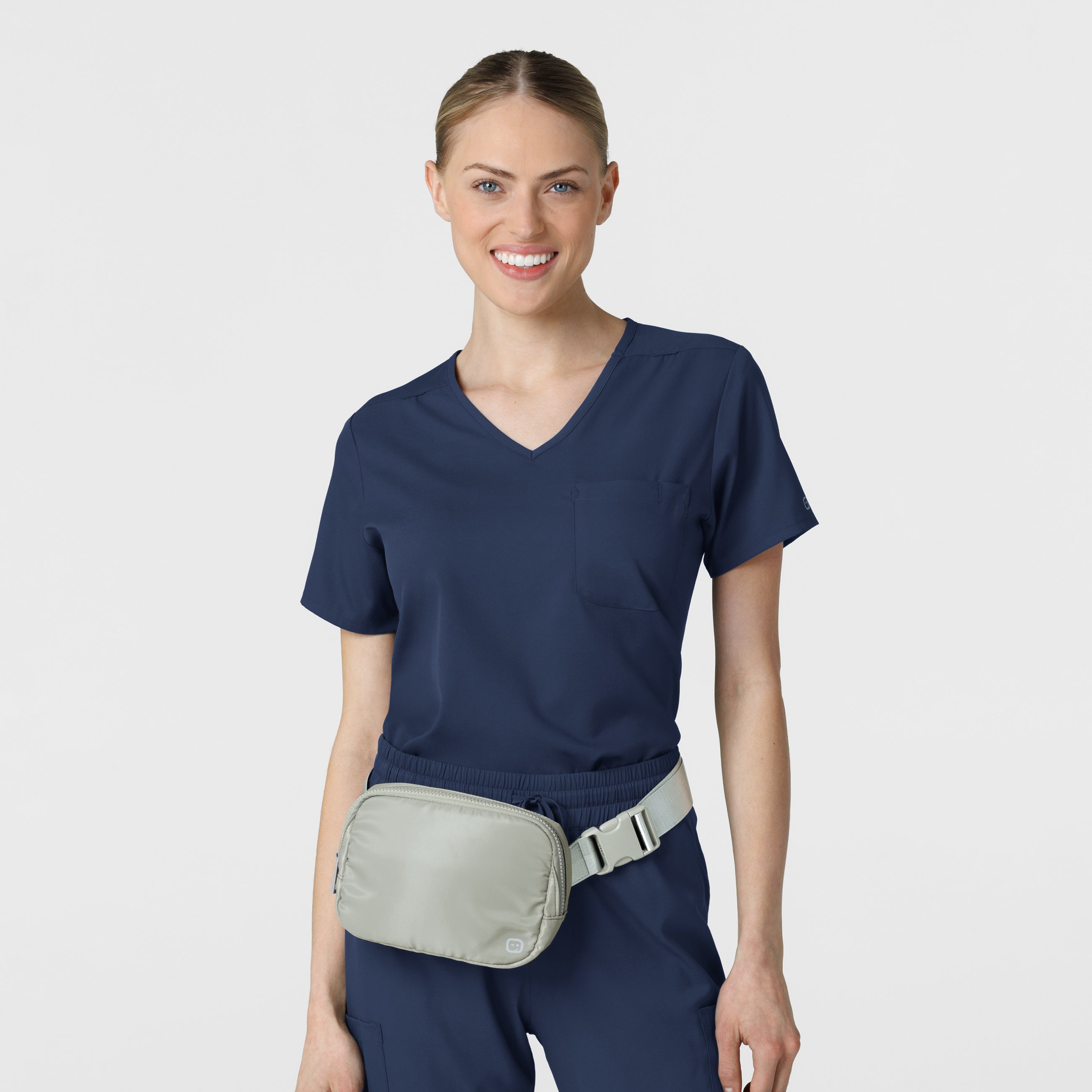Accessories A101 Chatelaine Belt Bag Silver Grey