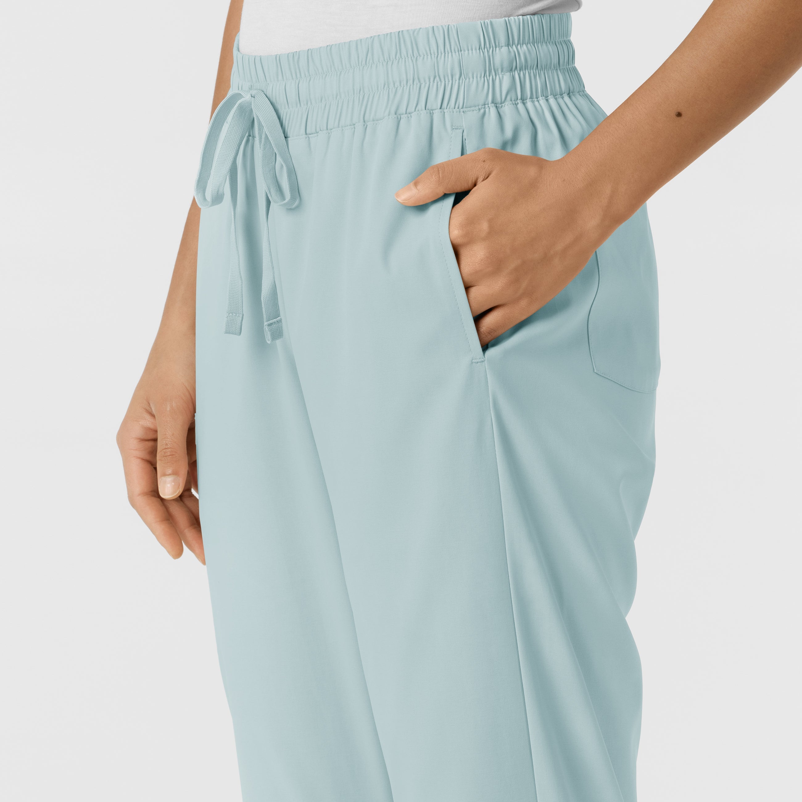Boundless 5251 Bootcut Scrub Pants Sky Blue