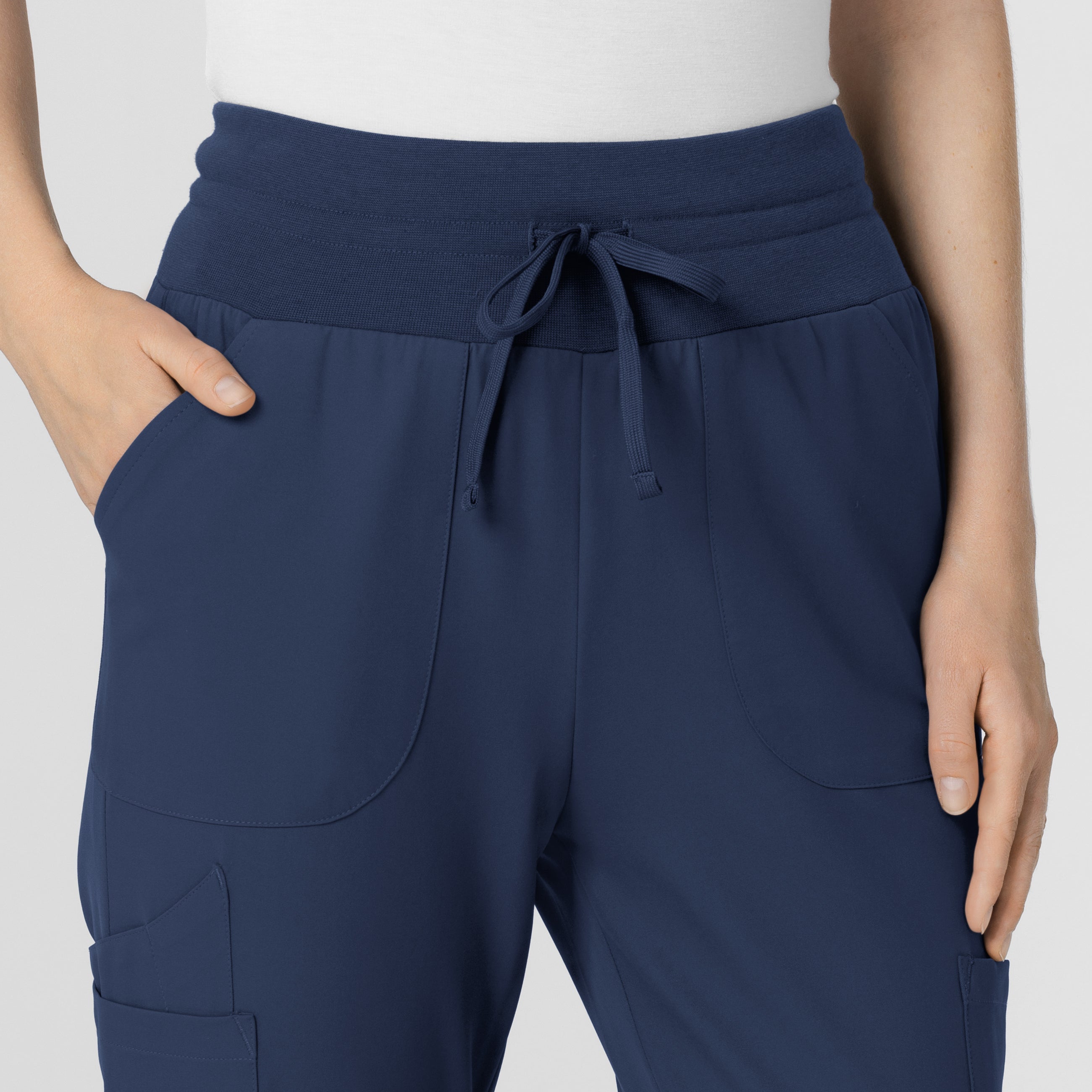 Thrive 5522 Convertible Stirrup Jogger Scrub Pants Navy
