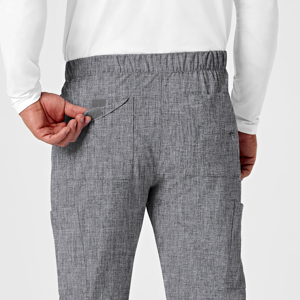 RENEW 5034 Men's Jogger Scrub Pants Grey Heather