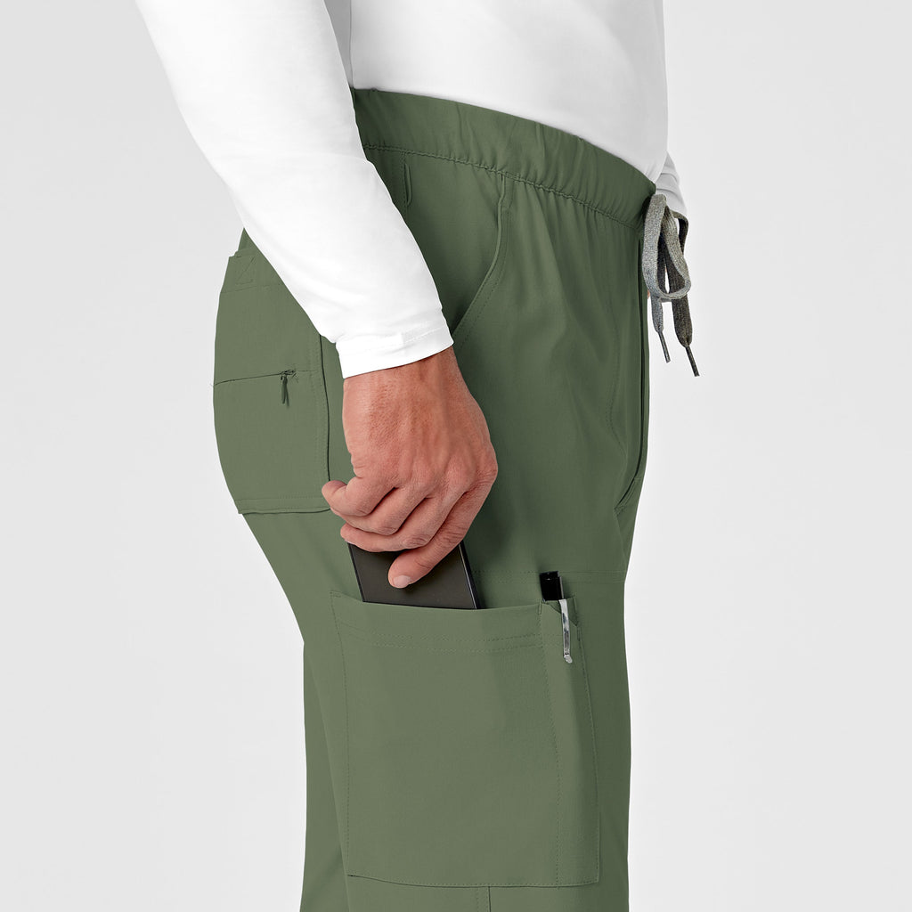 RENEW 5034 Men's Jogger Scrub Pants Olive