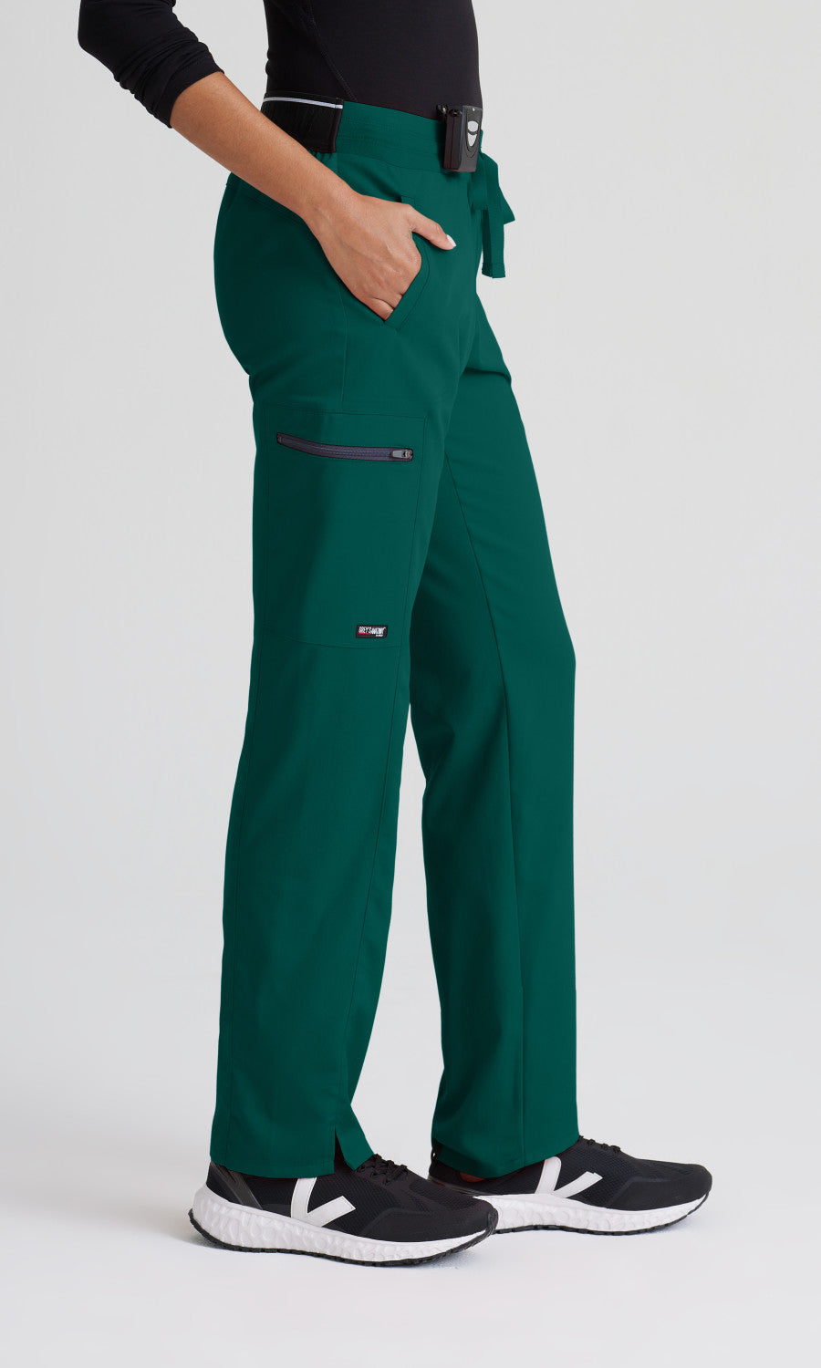 Grey's Anatomy Stretch GRSP500 Kim Scrub Pants Hunter Green