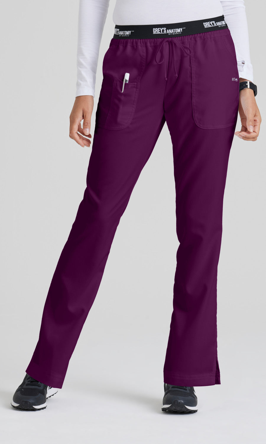 Grey's Anatomy 4275 Aubrey Scrub Pants Wine