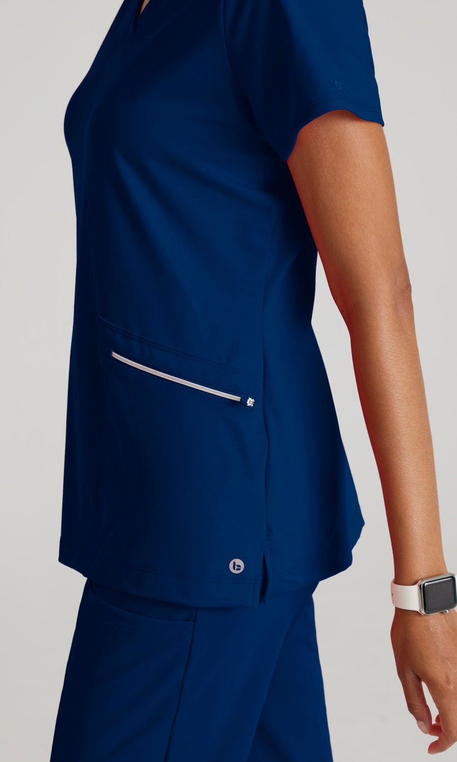 Barco One Performance Knits BOT209 Victory Knit Scrub Top Indigo