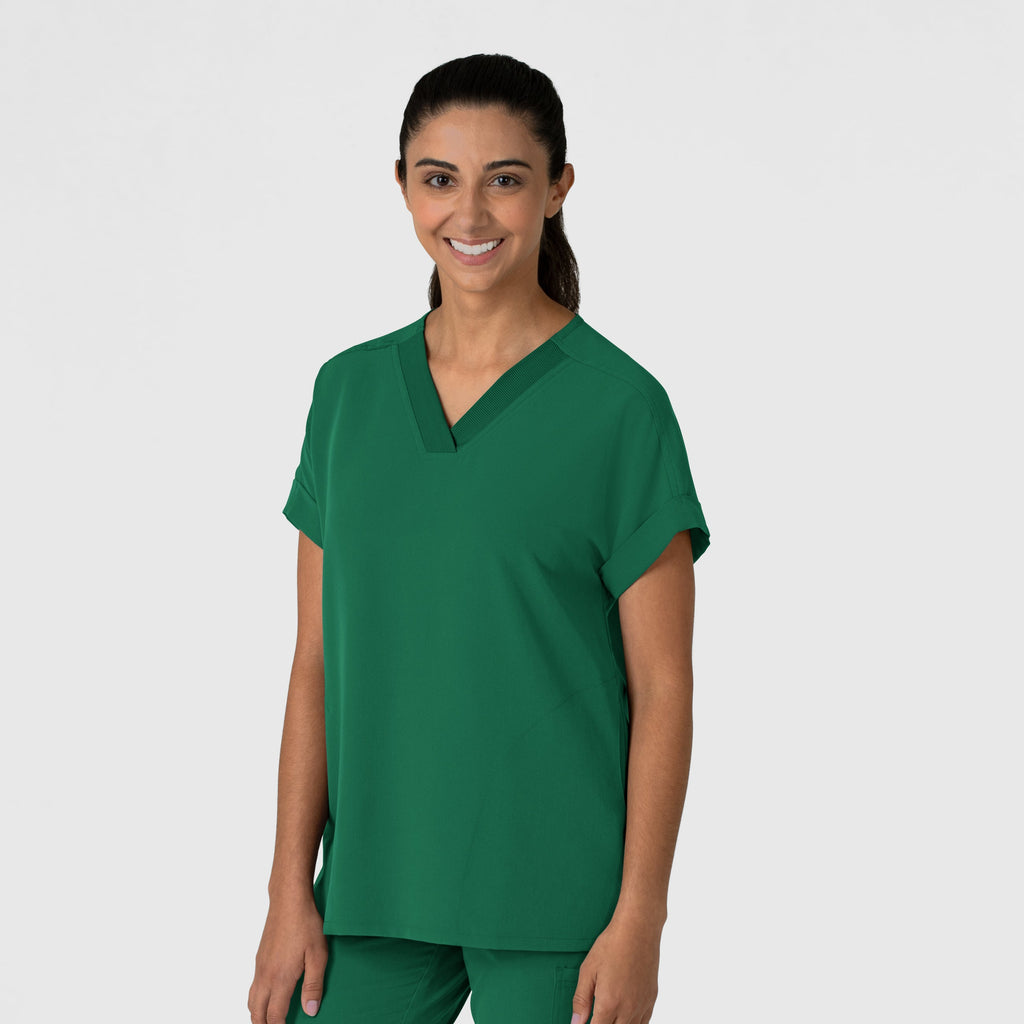 Nova 6232 Drop Shoulder Boxy Scrub Top Hunter