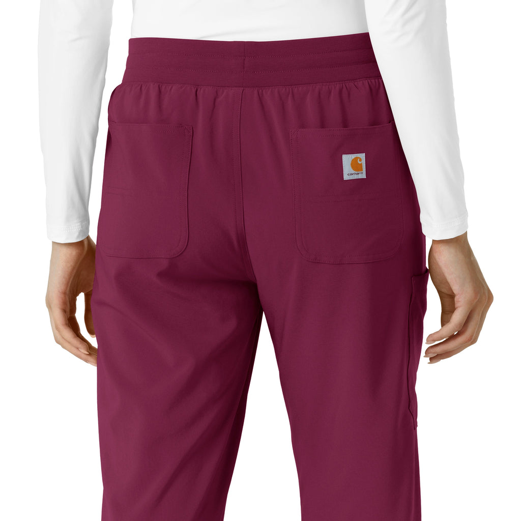 Force Cross-Flex C53310 Boot Cut Scrub Pants Wine