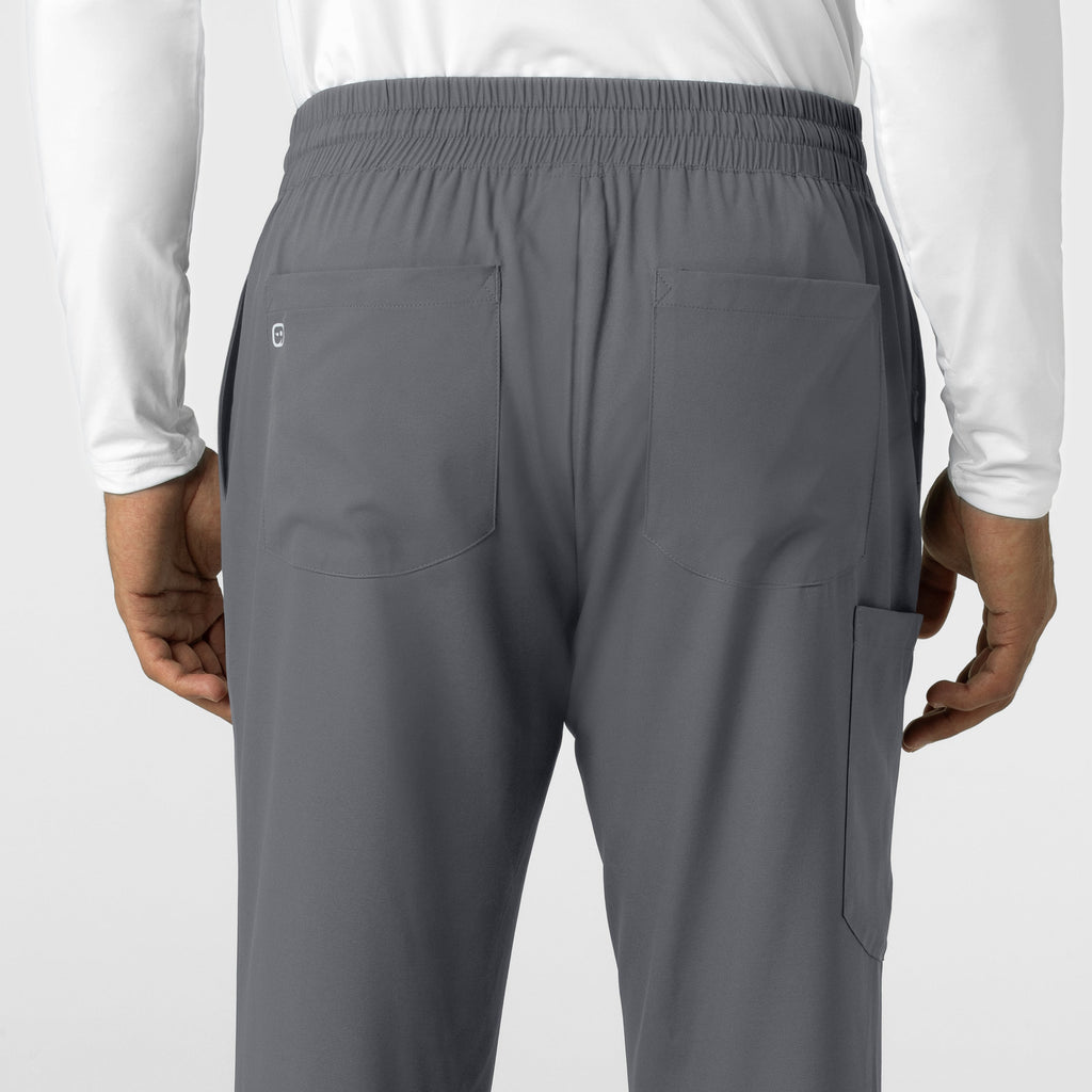 Boundless 5351 Men's Straight Leg Scrub Pants Pewter