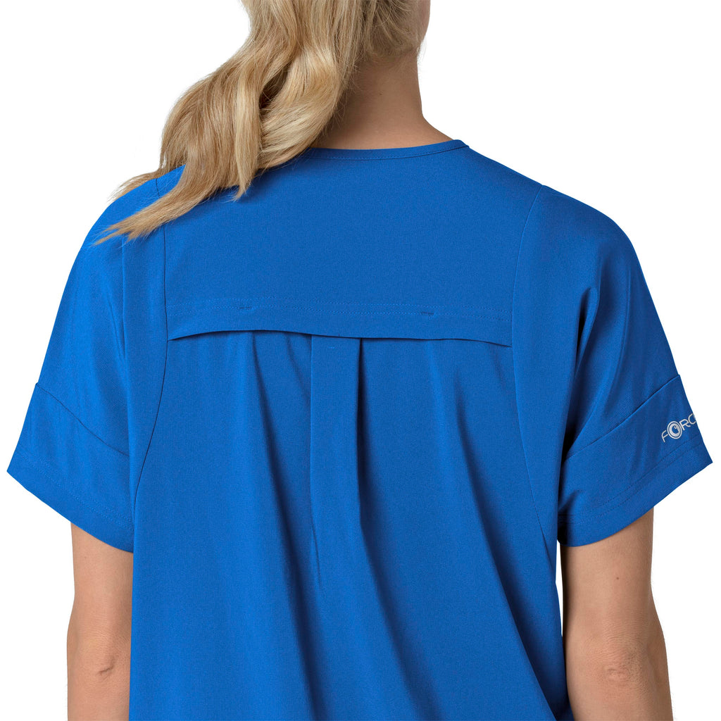 Force Cross-Flex C13110 Oversized V-Neck Scrub Top Royal