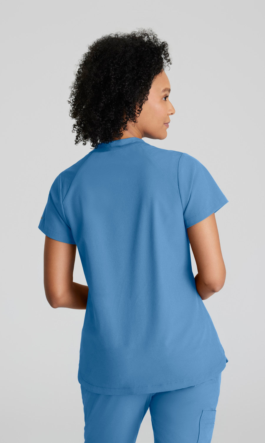 Barco One BOT216 Flux Scrub Top Ciel Blue
