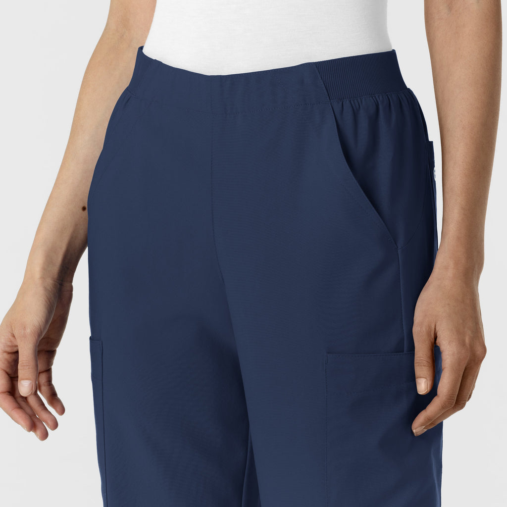 W123 5145 Cargo Utility Scrub Pants Navy