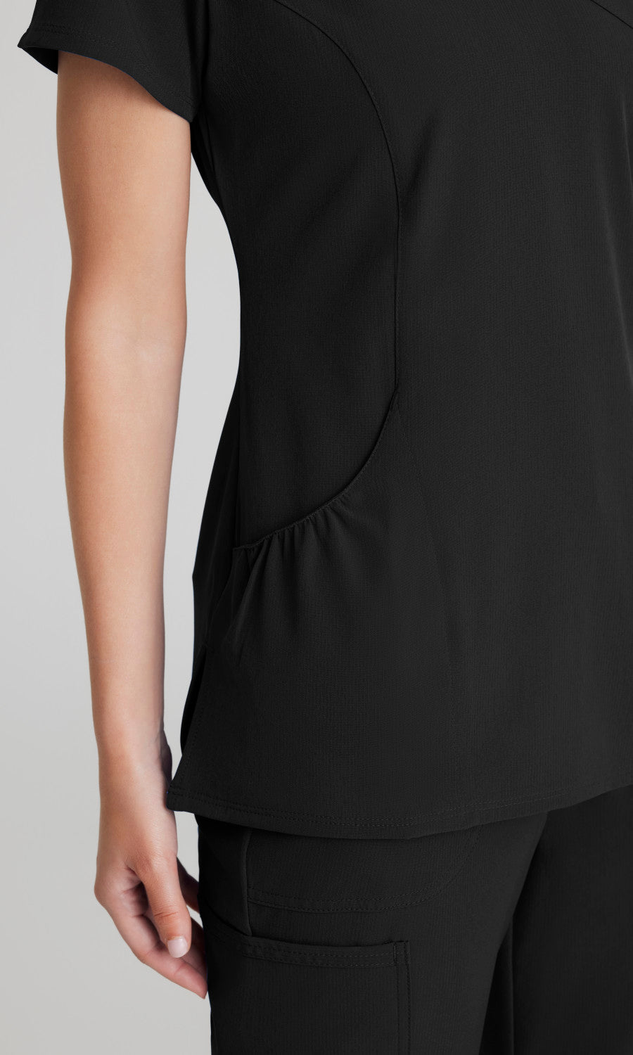 Skechers Vitality SKT064 Charge Scrub Top Black