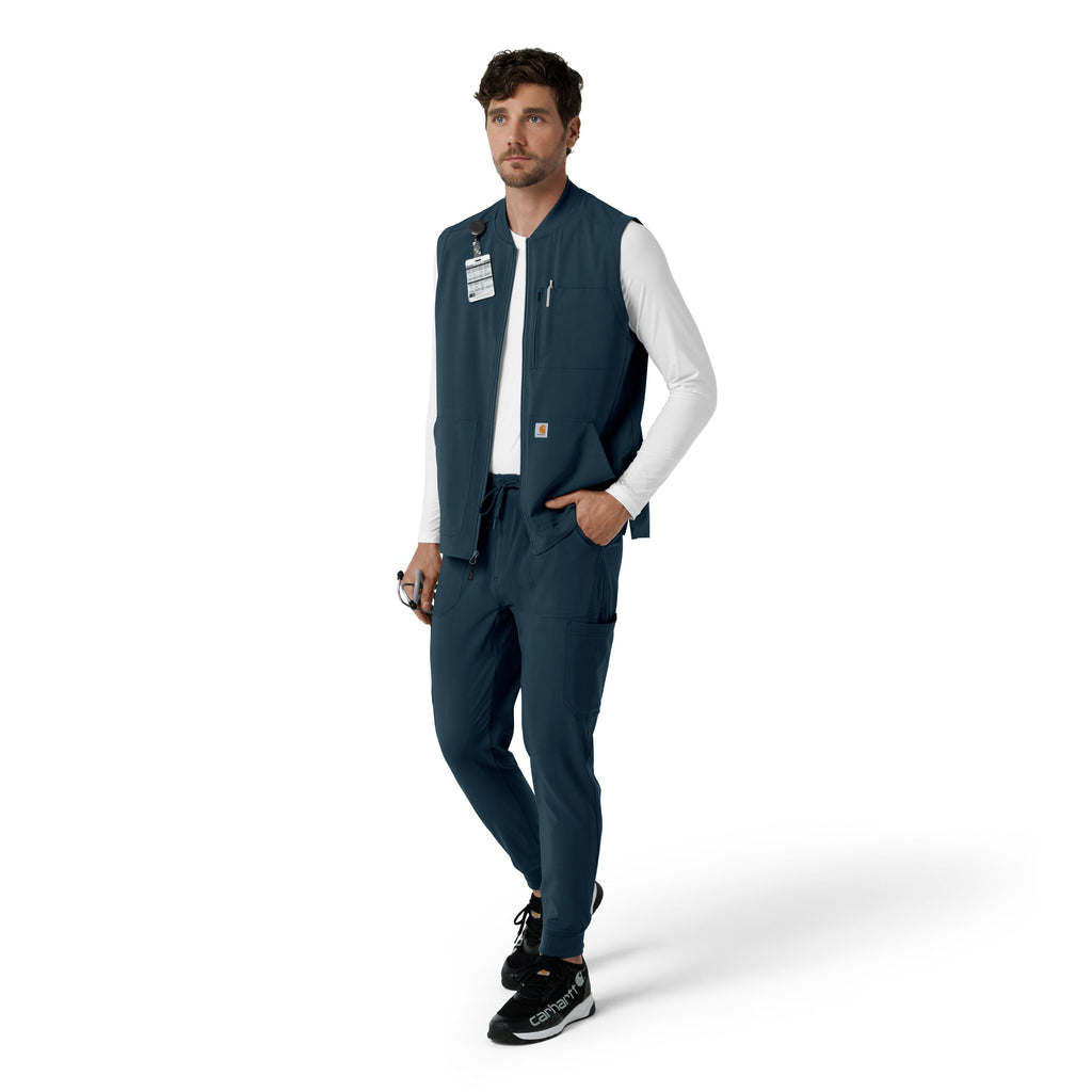 Force Cross-Flex C86510 Men's Lightweight Scrub Vest Navy