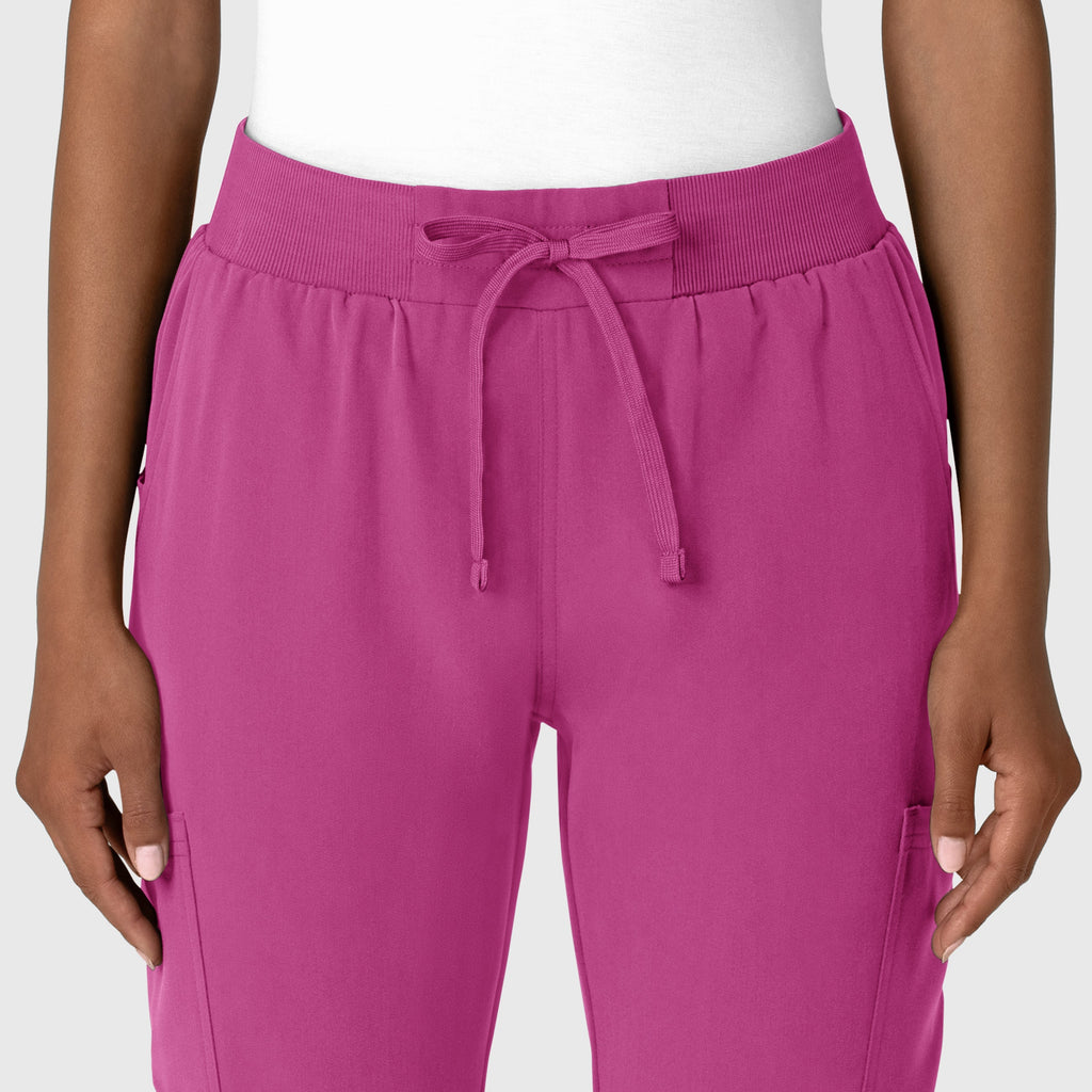 Nova 5132 Jogger Utility Scrub Pants Raspberry