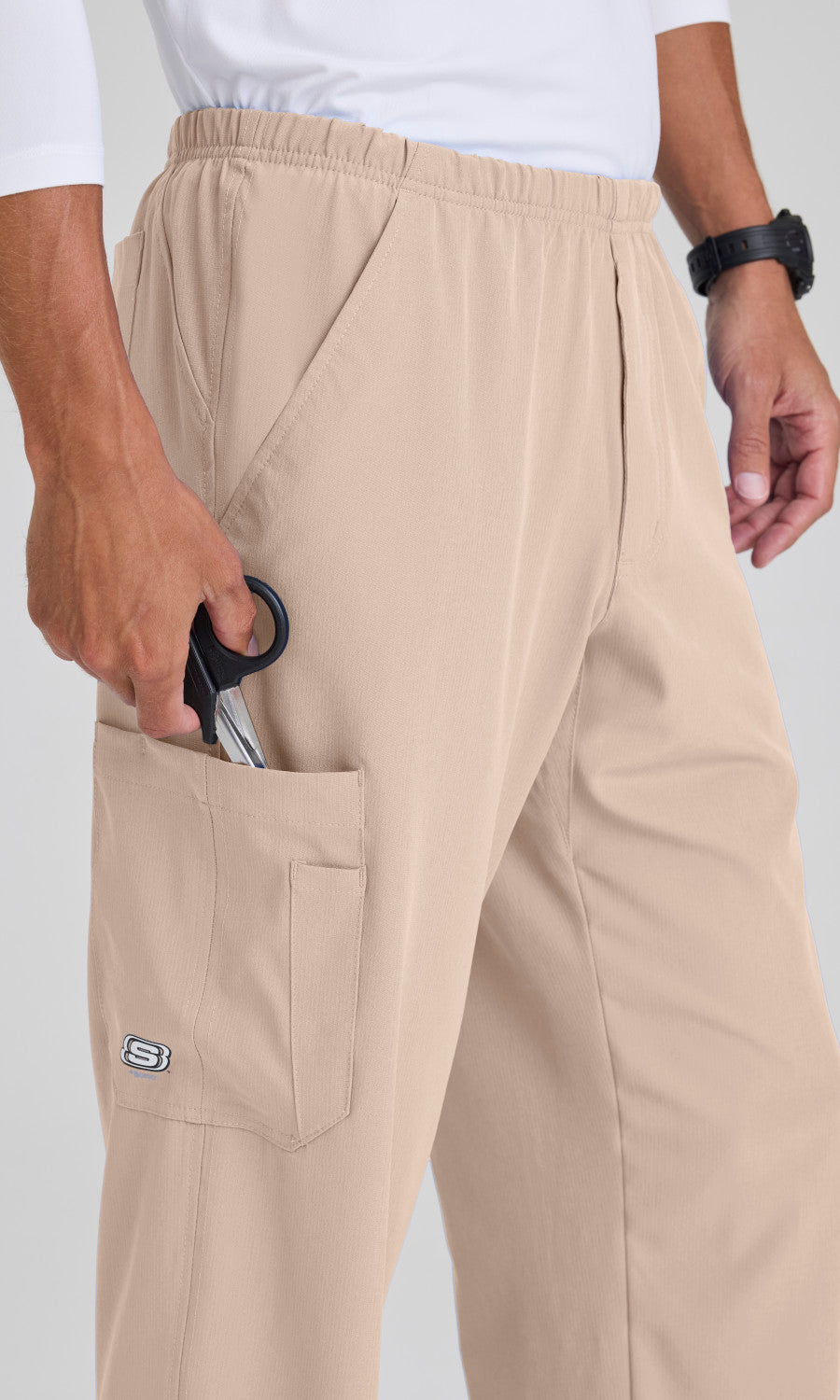 Skechers SK0215 Structure Scrub Pants New Khaki