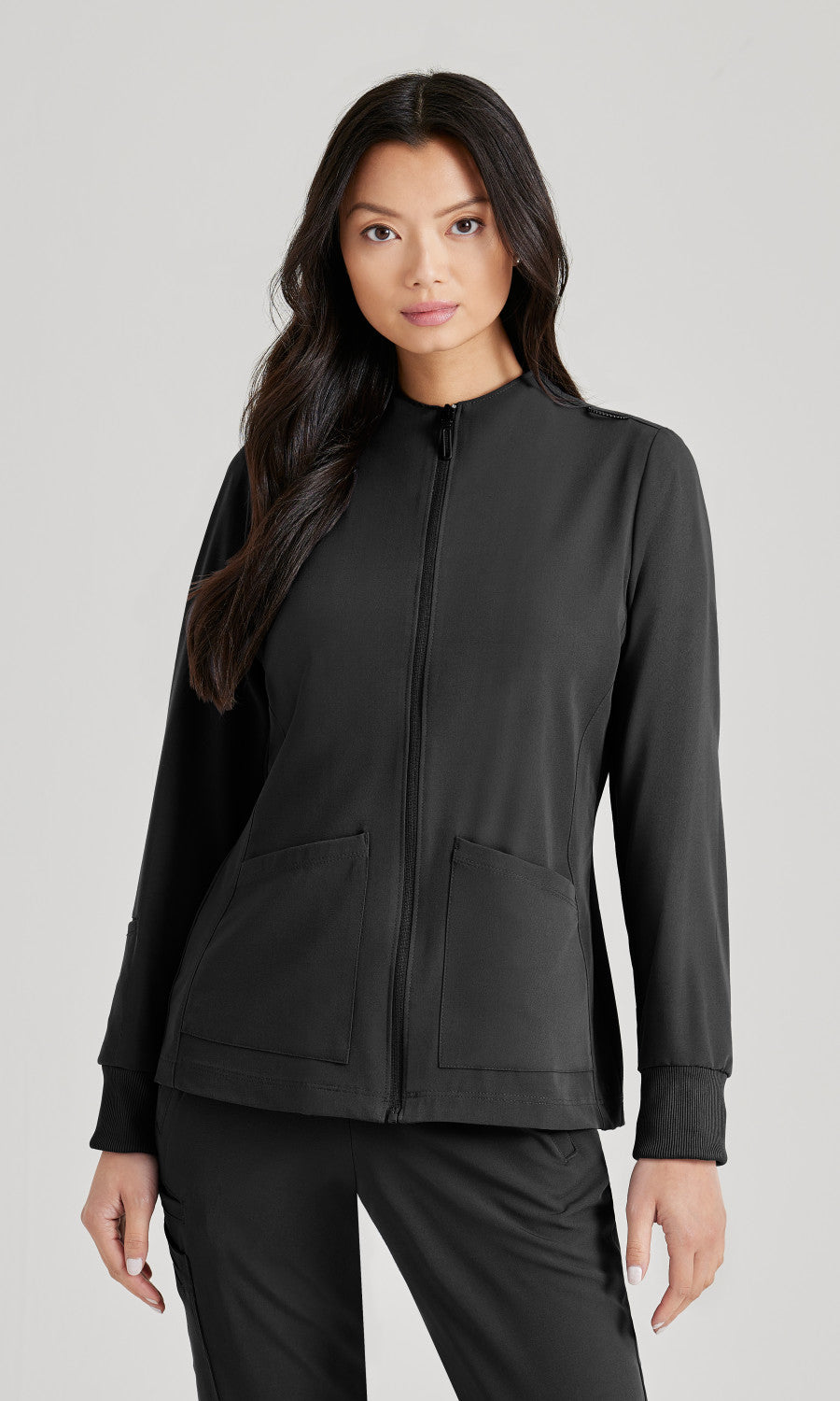 Barco Unify BUW884 Team Scrub Jacket Black