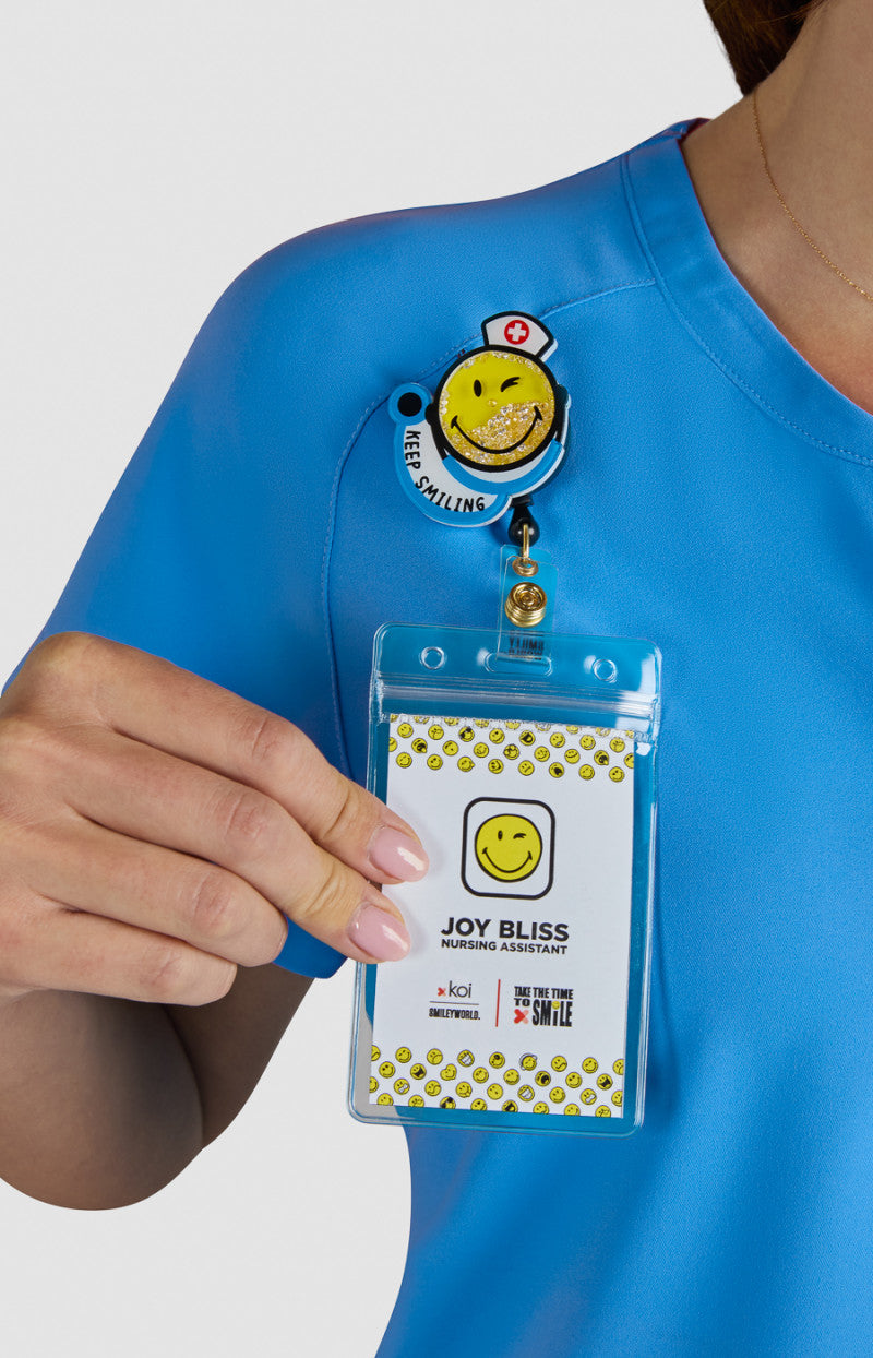 Smiley World S100 Ecstatic Top Power Blue