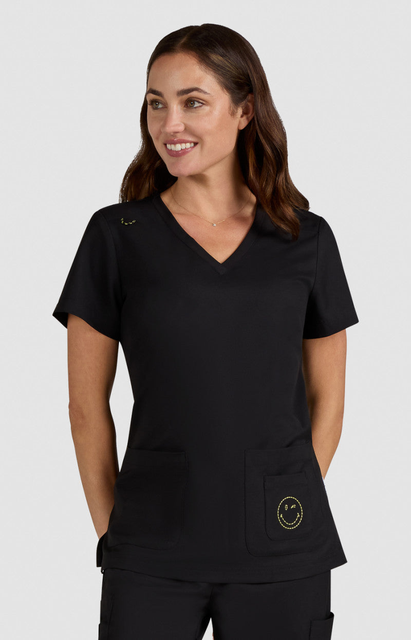 Smiley World S101 Blissful Top Black