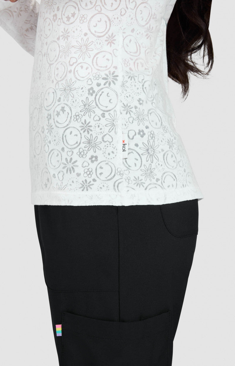 Smiley World S106PR Kind Tee White