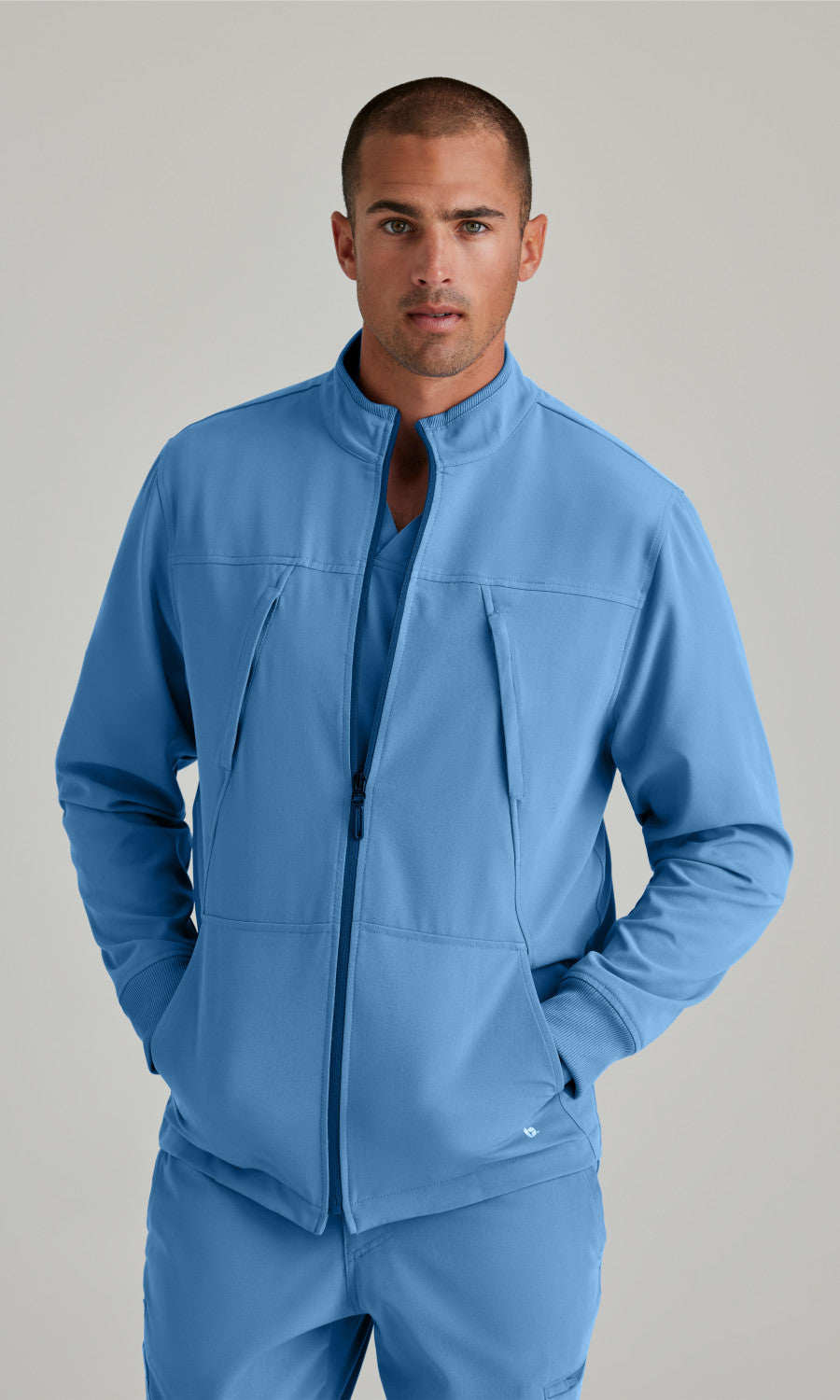 Barco Unify BUW881 Rally Scrub Jacket Ciel Blue