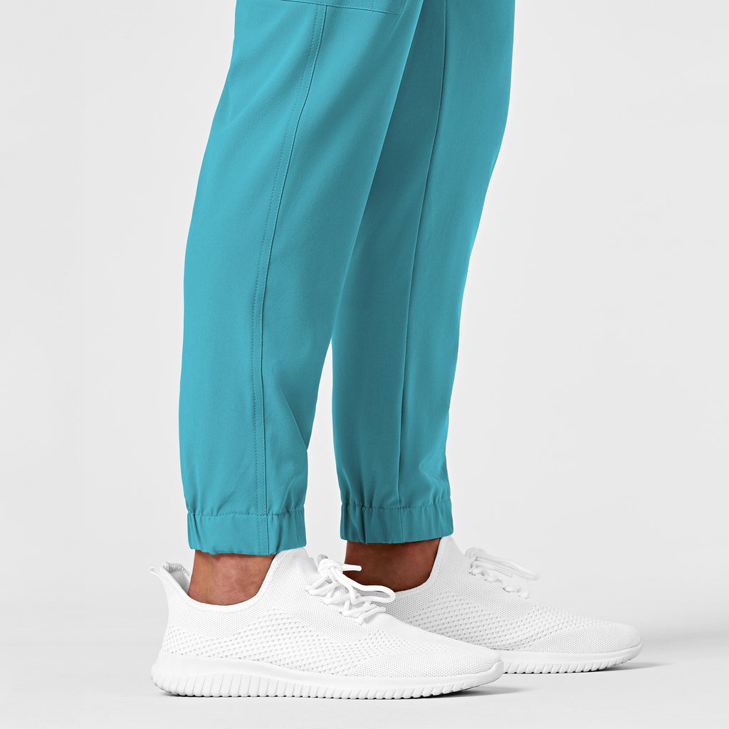 RENEW 5034 Men's Jogger Scrub Pants Teal Blue