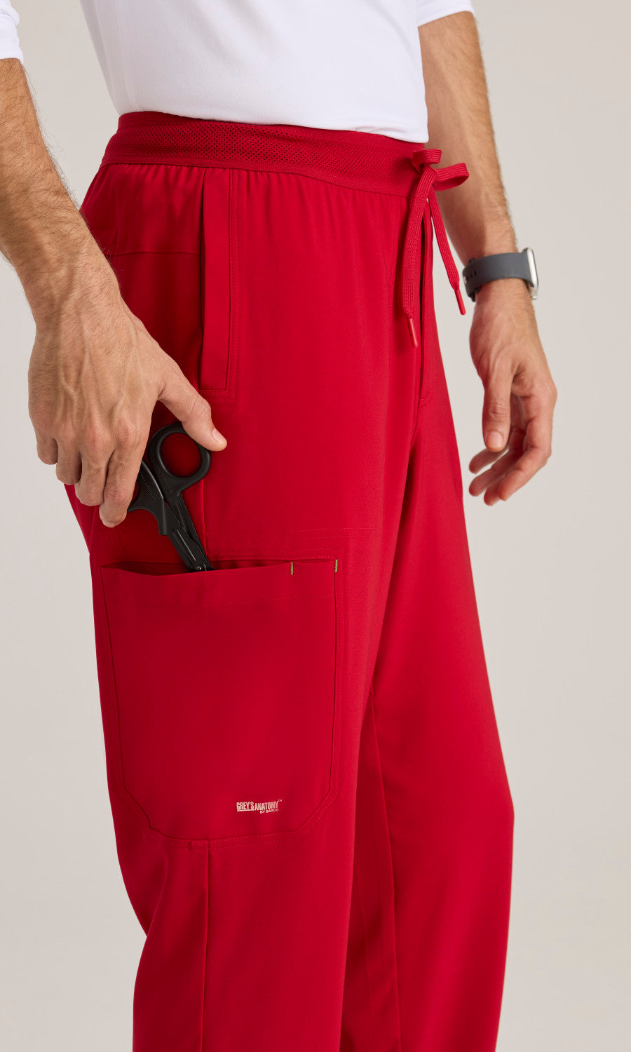 Grey's Anatomy Evolve GSSP649 Highland Scrub Pants True Red