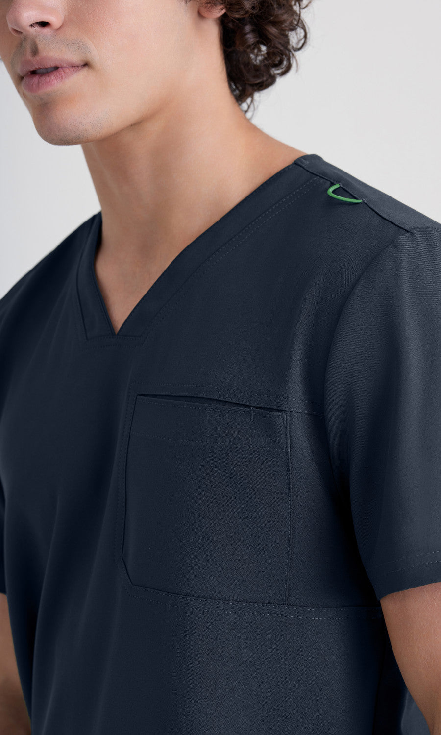 Grey's Anatomy Evolve GSST179 Journey Scrub Top Steel